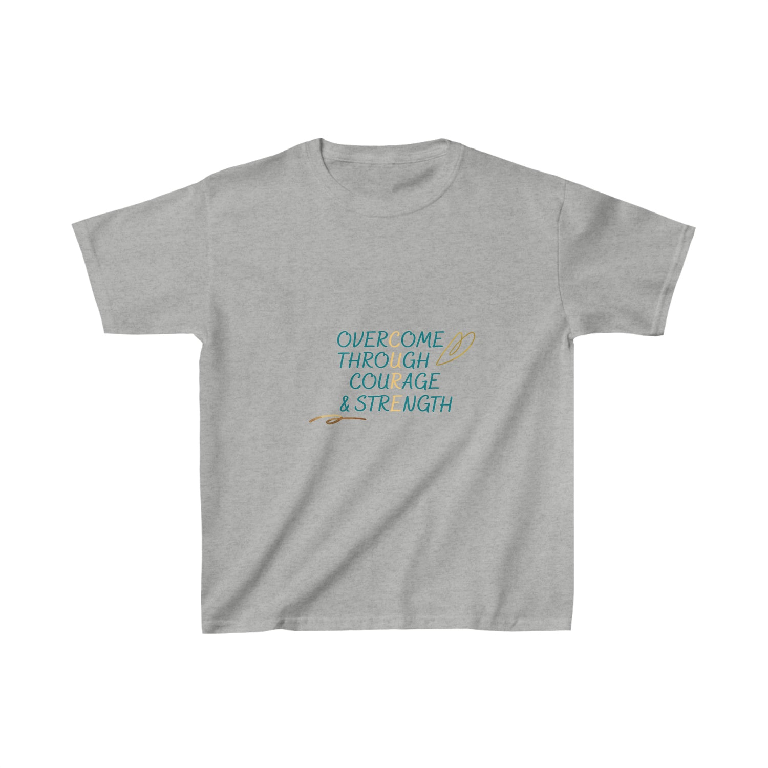 Overcome Through Courage and Strength - Kid&