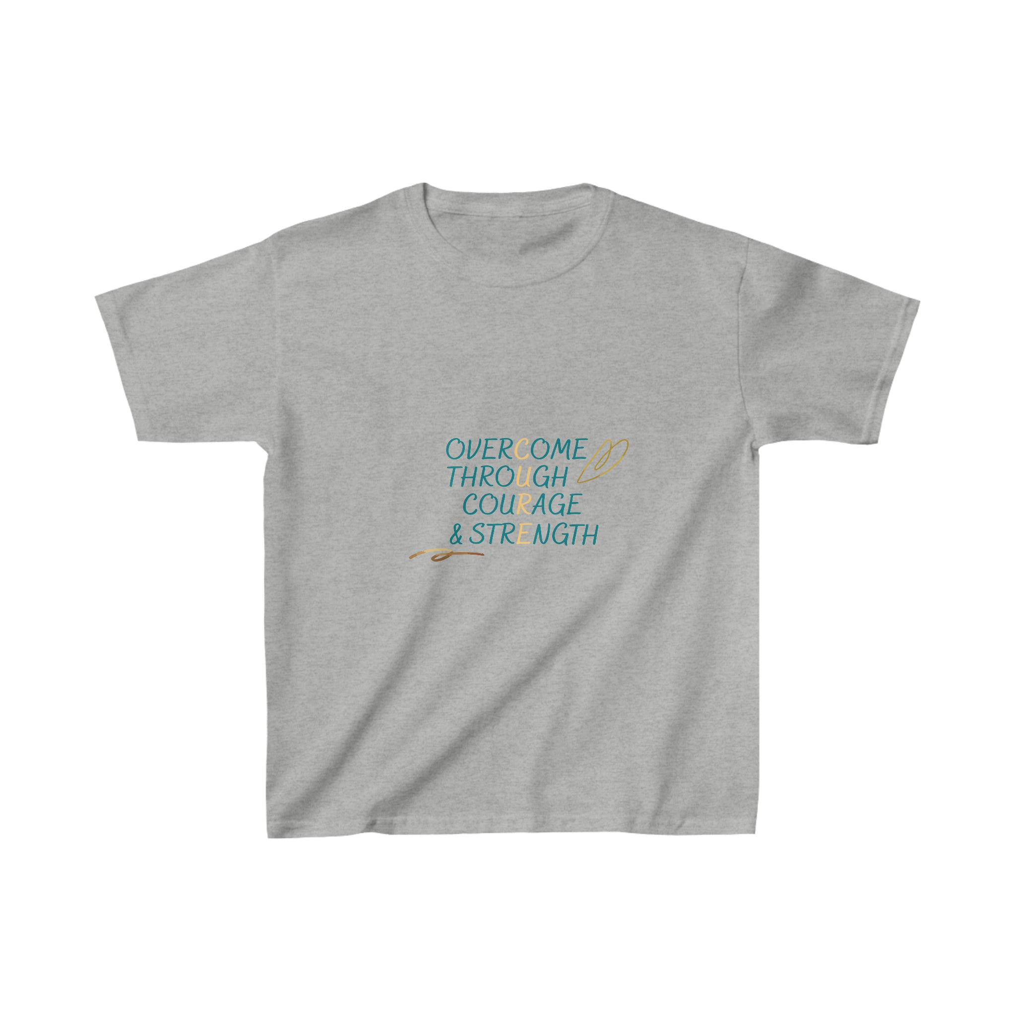 Overcome Through Courage and Strength - Kid&