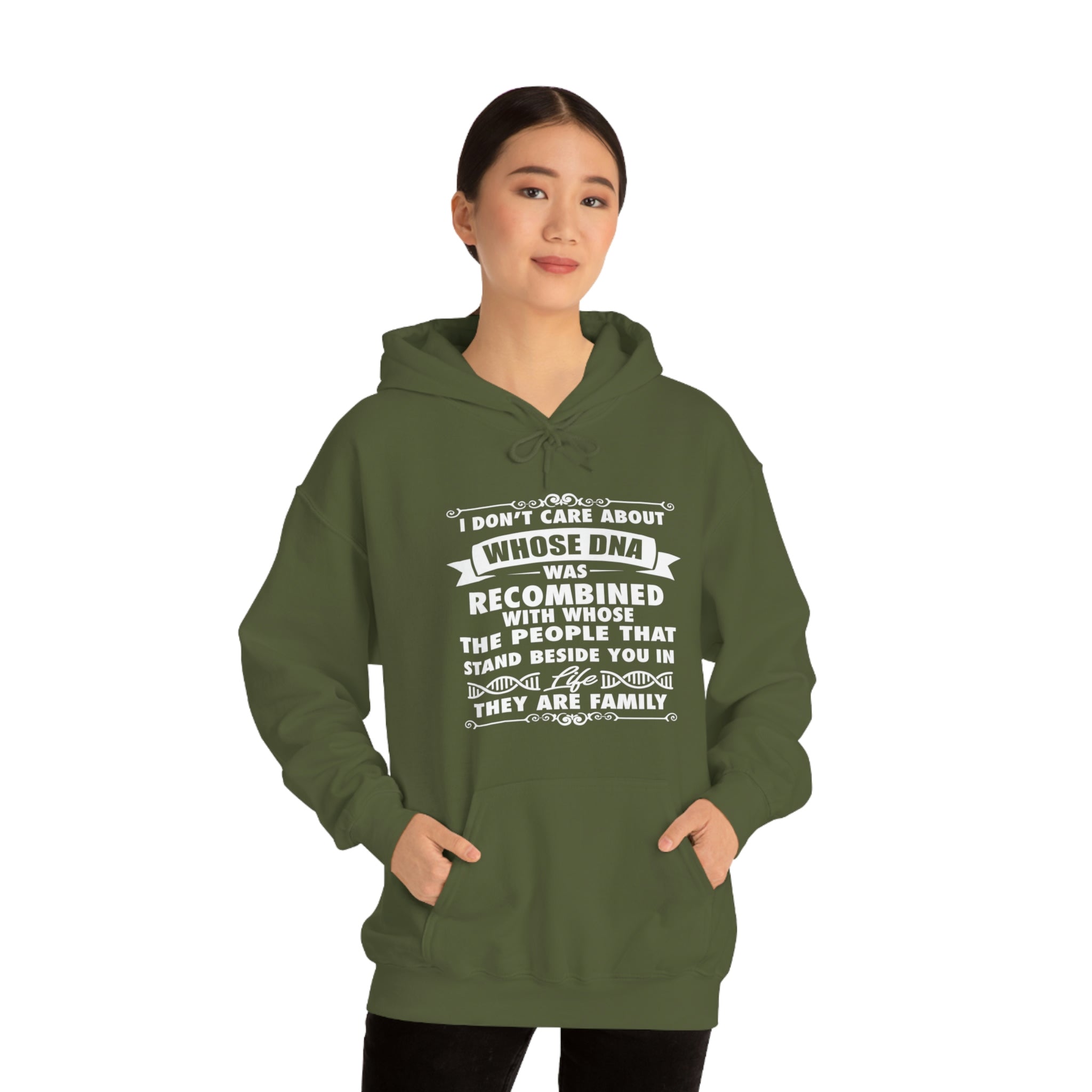 People That Stand Beside You Are Family - Unisex Heavy Blend™ Hooded Sweatshirt