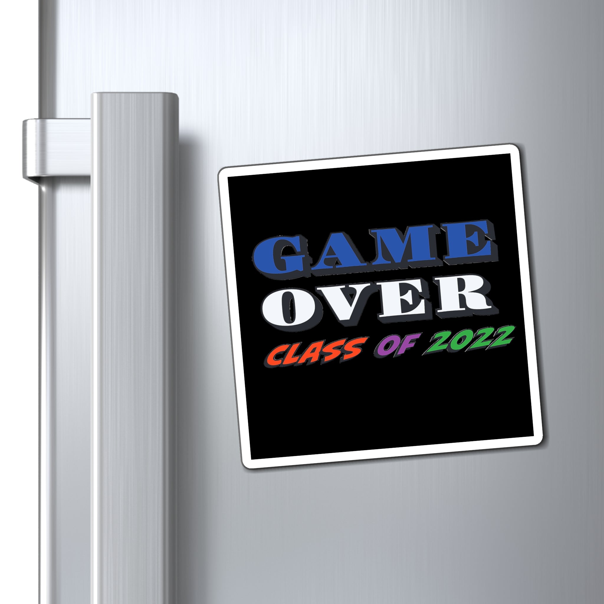 Game Over With Class Year Customizable - Magnet
