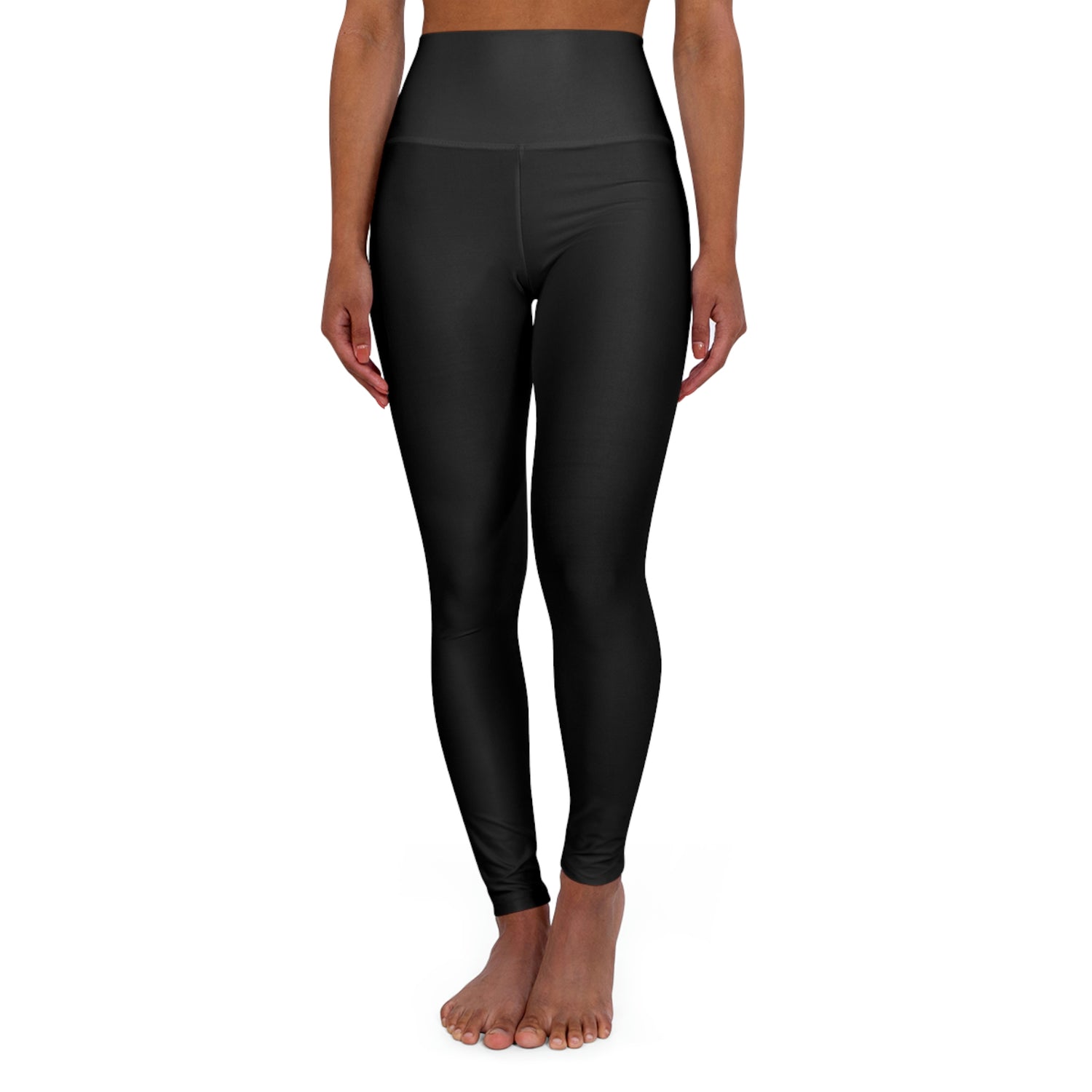 Keep On Keepin On - Black High Waisted Yoga Leggings