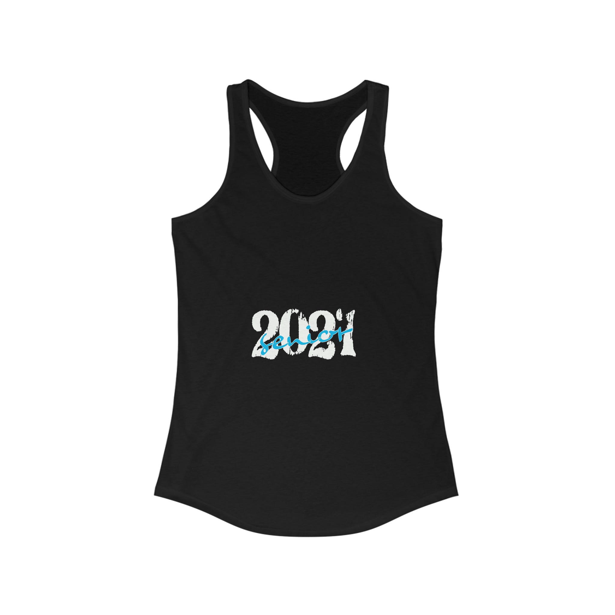 Senior With Class Year Customizable - Racerback Tank Top