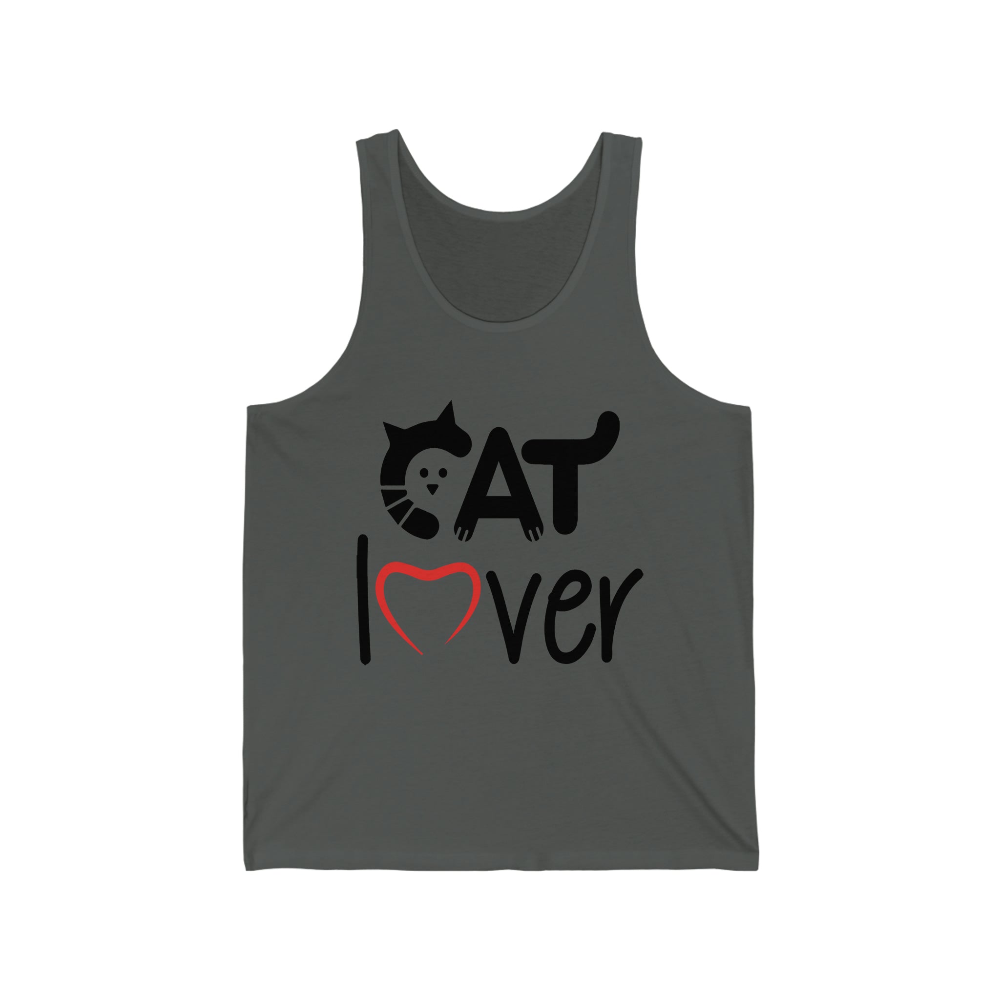 Cat Lover - Unisex Jersey Tank Top