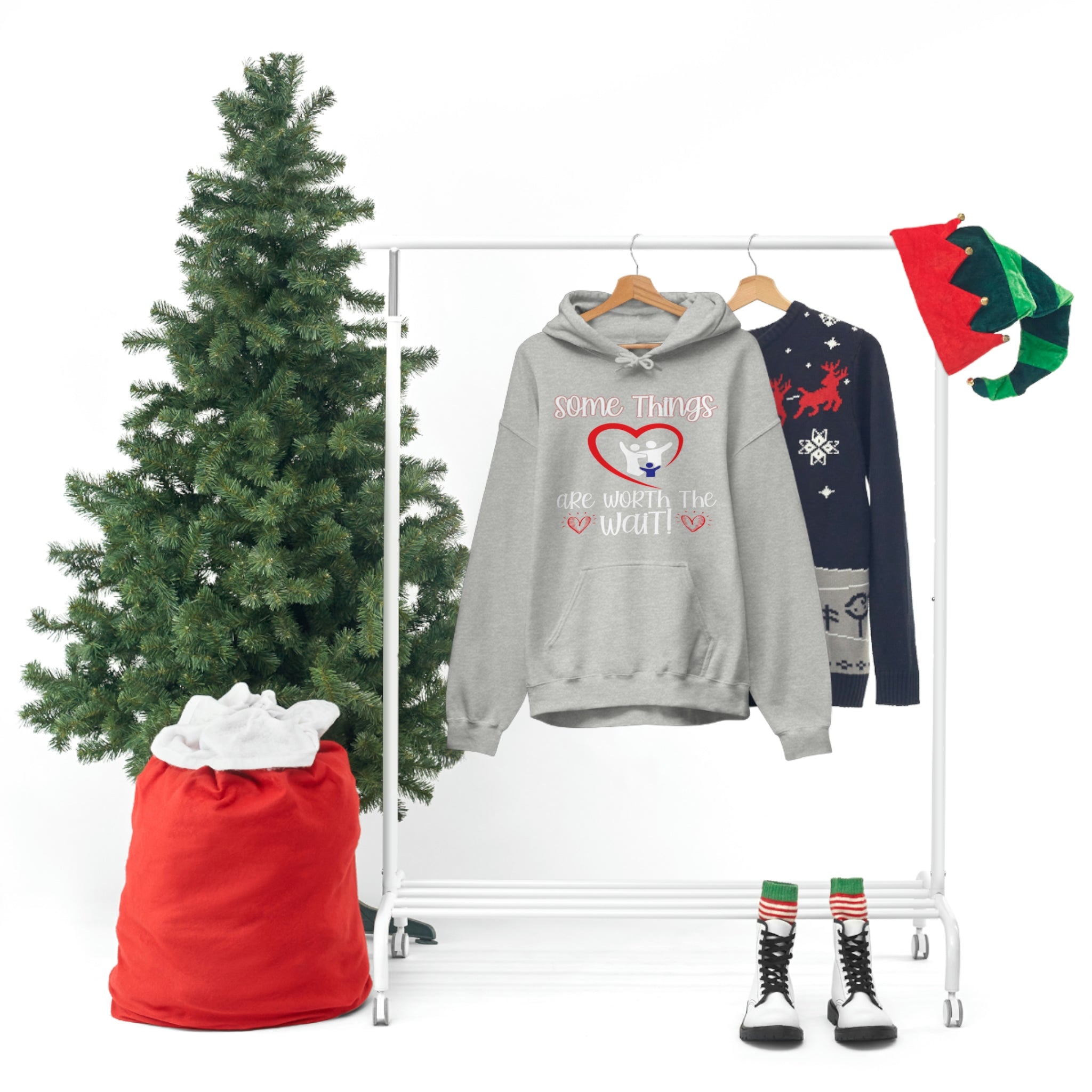 Some Things Are Worth The Wait - Unisex Heavy Blend™ Hooded Sweatshirt