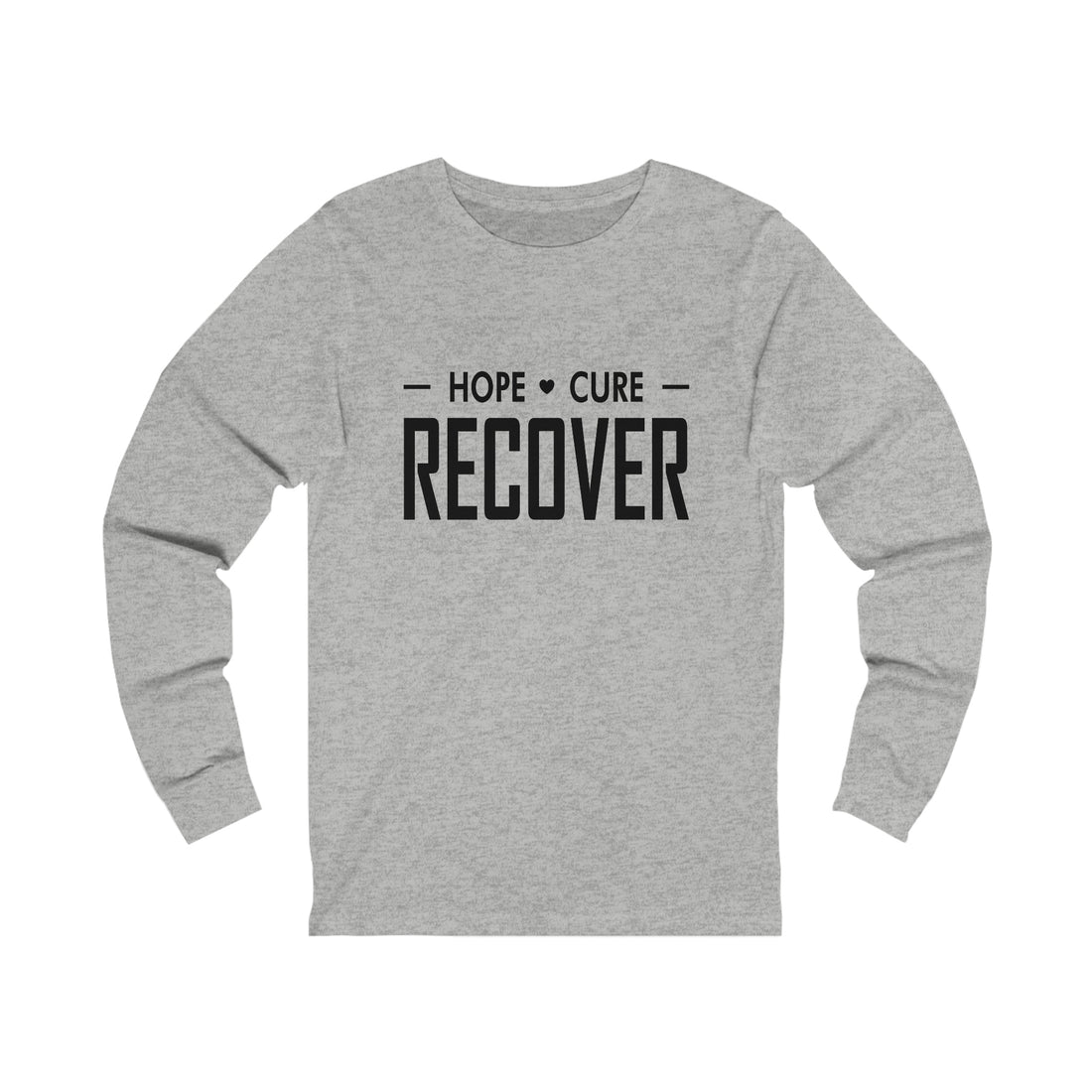 Hope Cure Recover - Unisex Jersey Long Sleeve Tee
