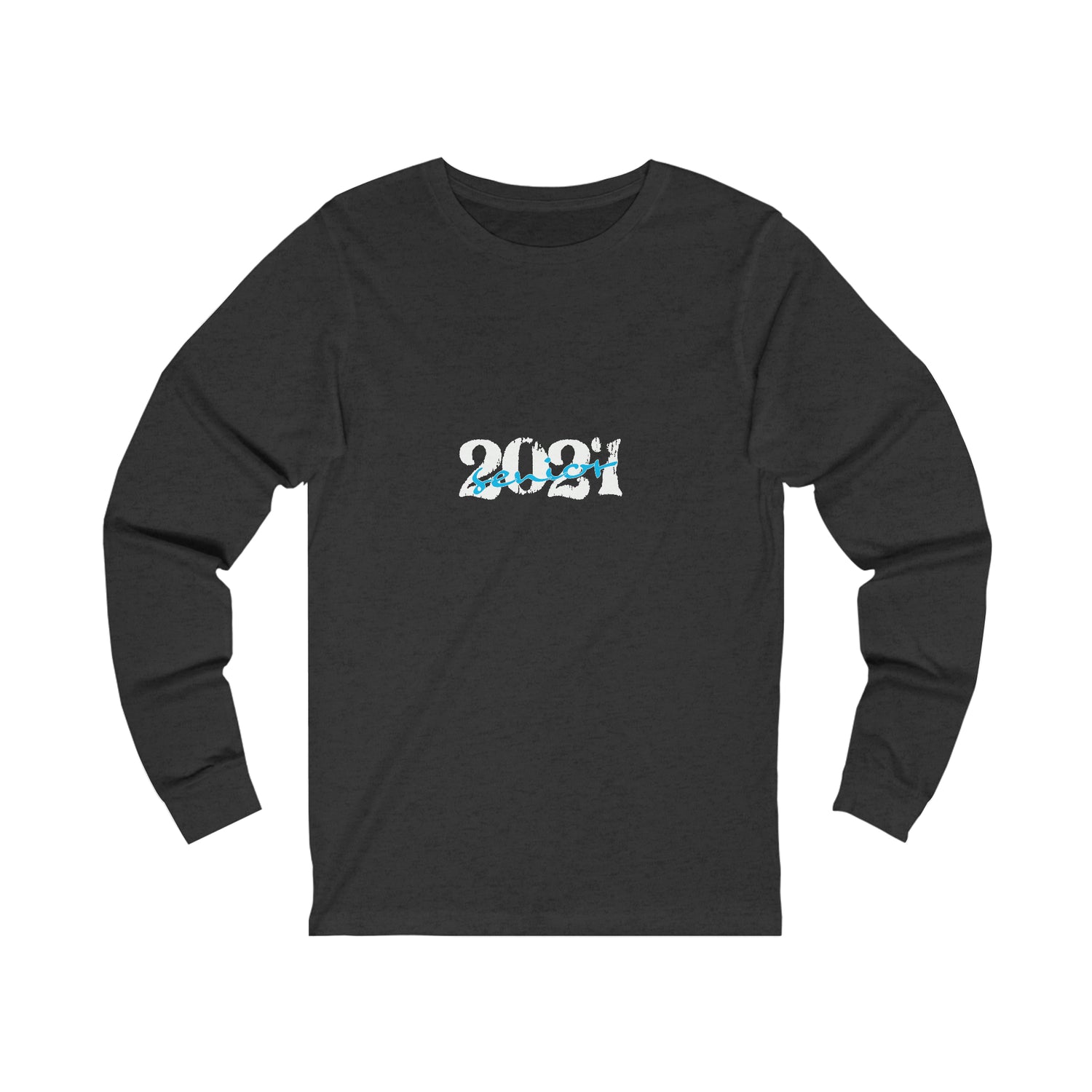 Senior With Class Year Customizable - Unisex Jersey Long Sleeve Tee