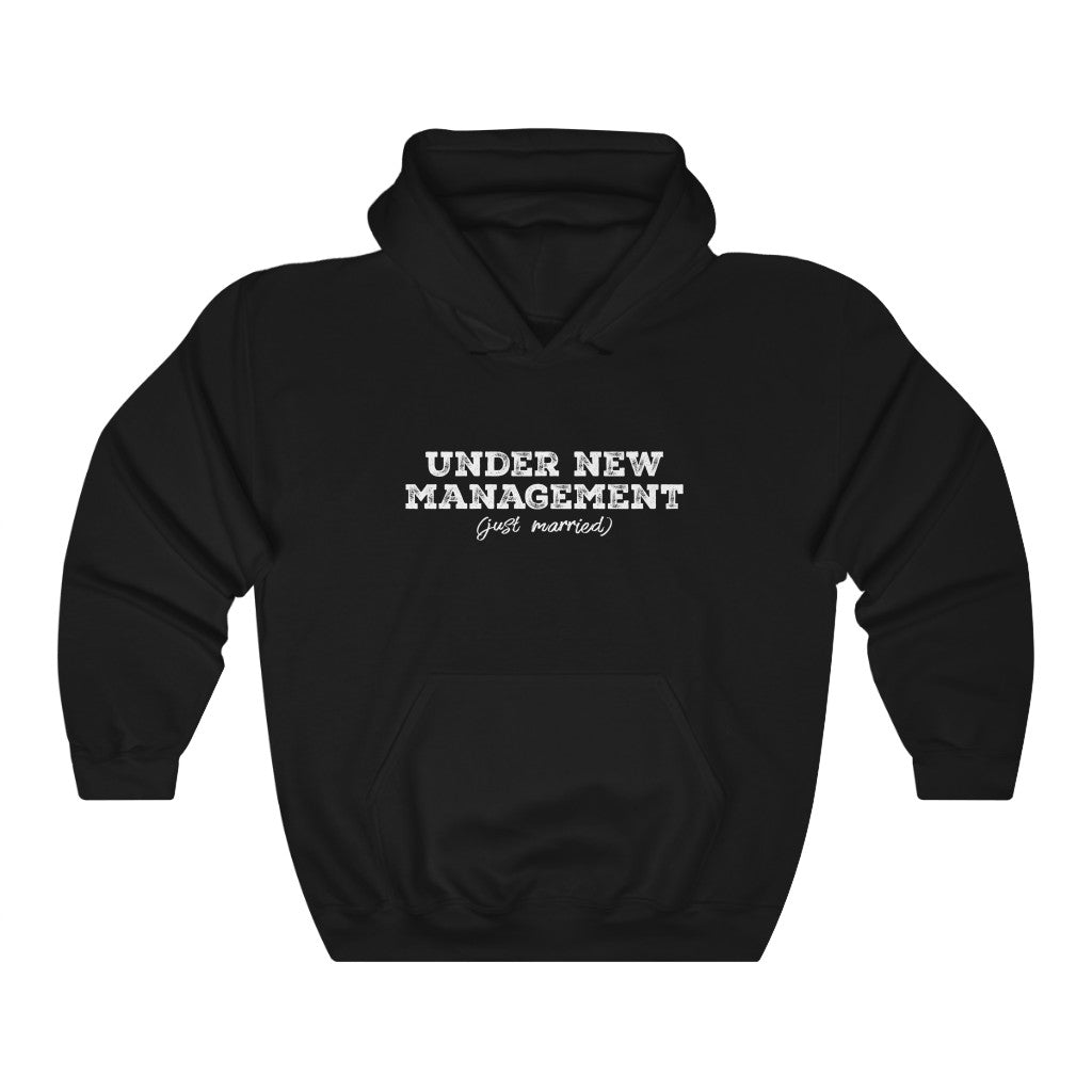 Under New Management (Just Married) - Unisex Heavy Blend™ Hooded Sweatshirt