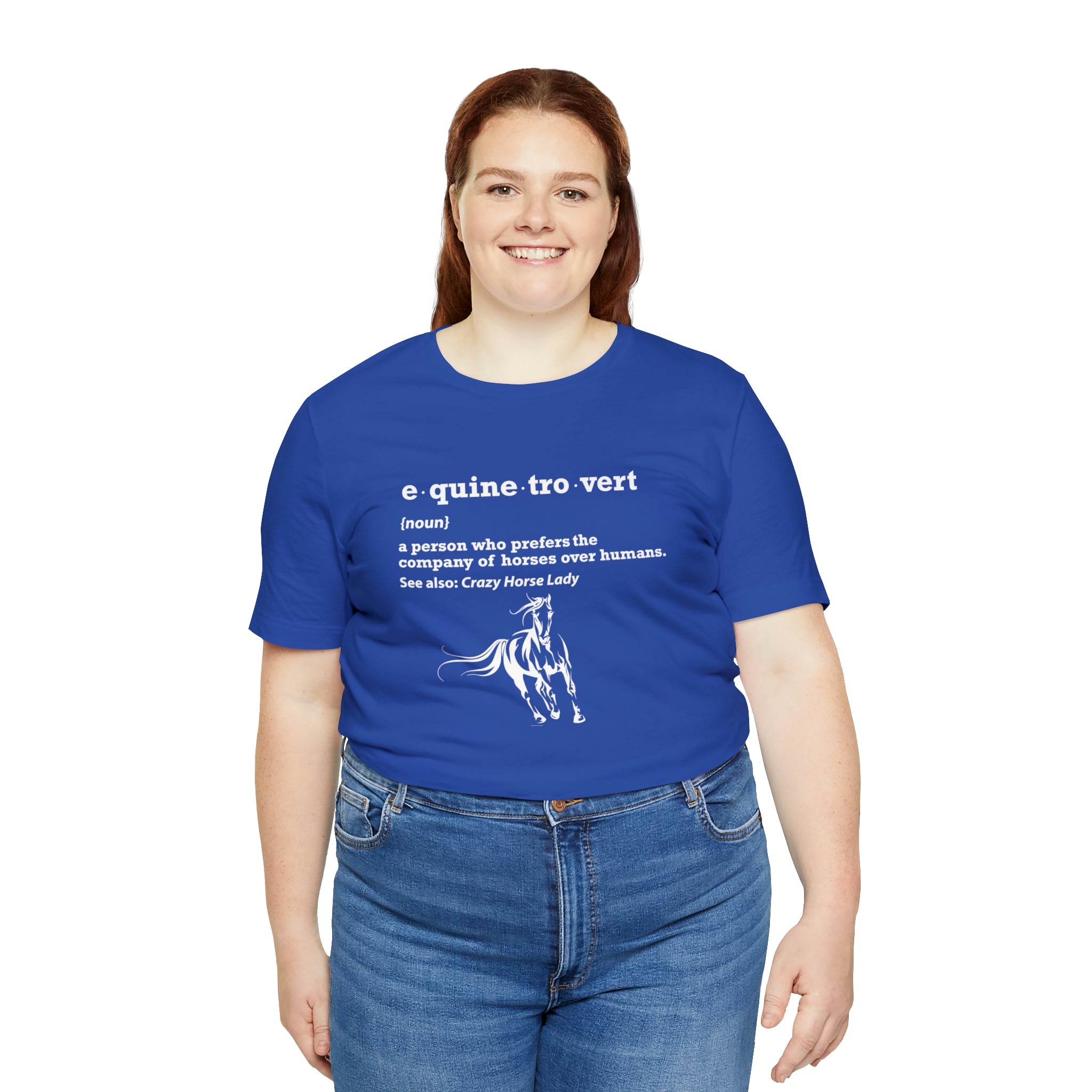 Equinetrovert Definition - Unisex Jersey Short Sleeve Tee