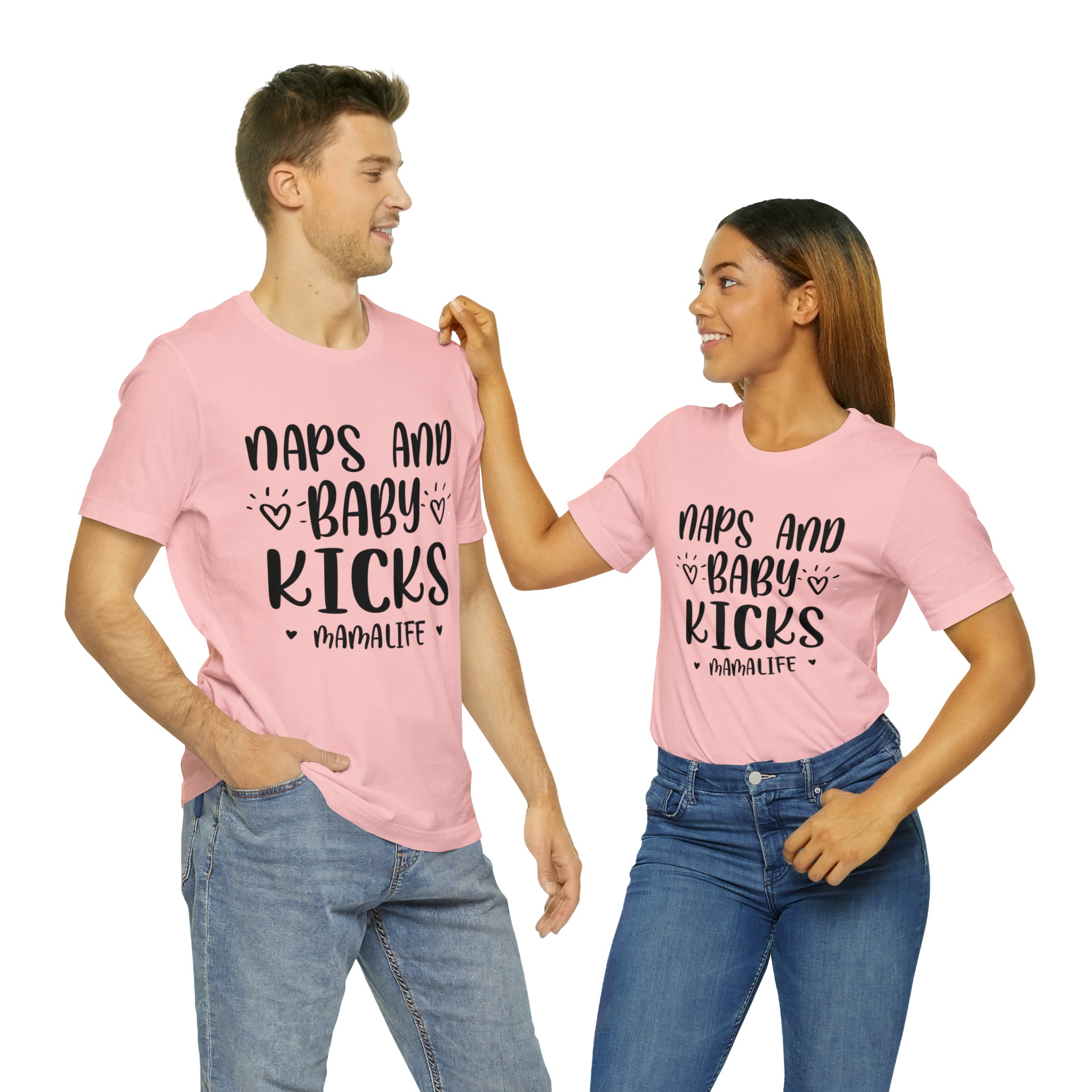Naps & Baby Kicks - Unisex Jersey Short Sleeve Tee