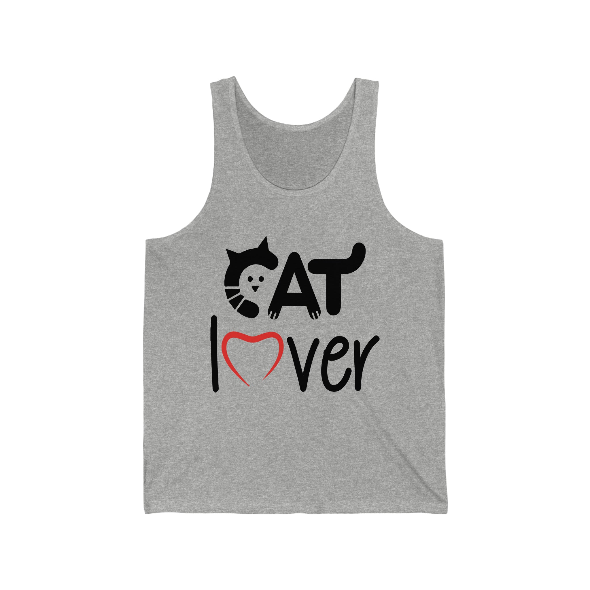 Cat Lover - Unisex Jersey Tank Top