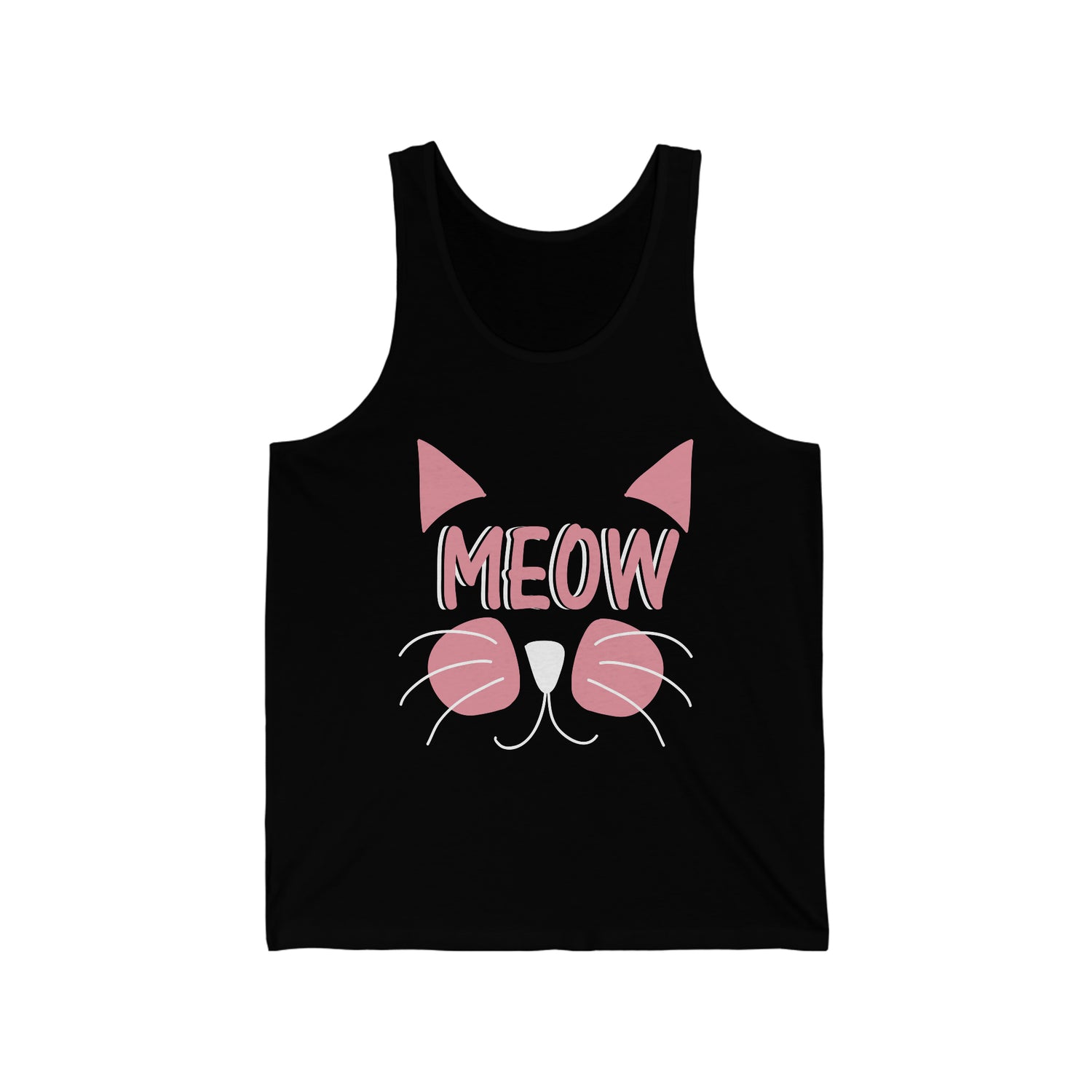 Meow - Unisex Jersey Tank Top