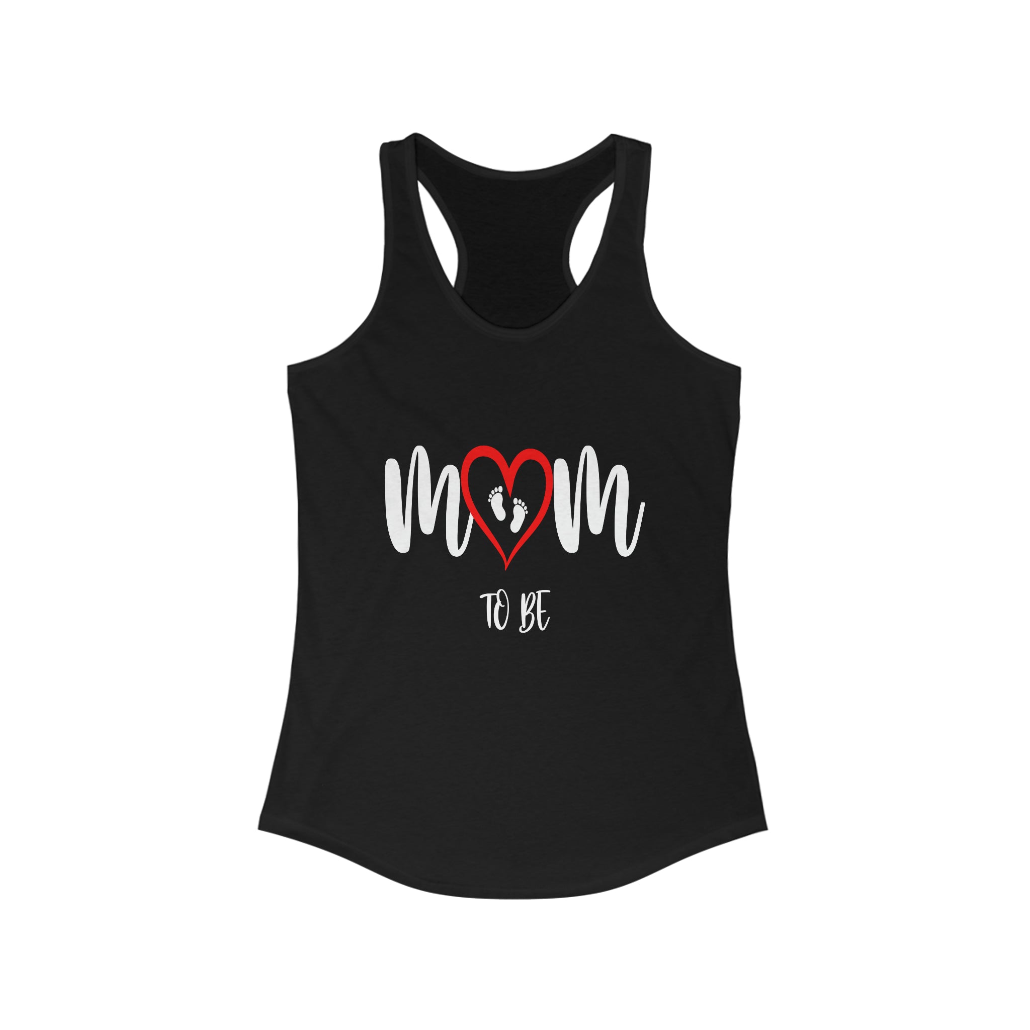 Mom To Be - Racerback Tank Top