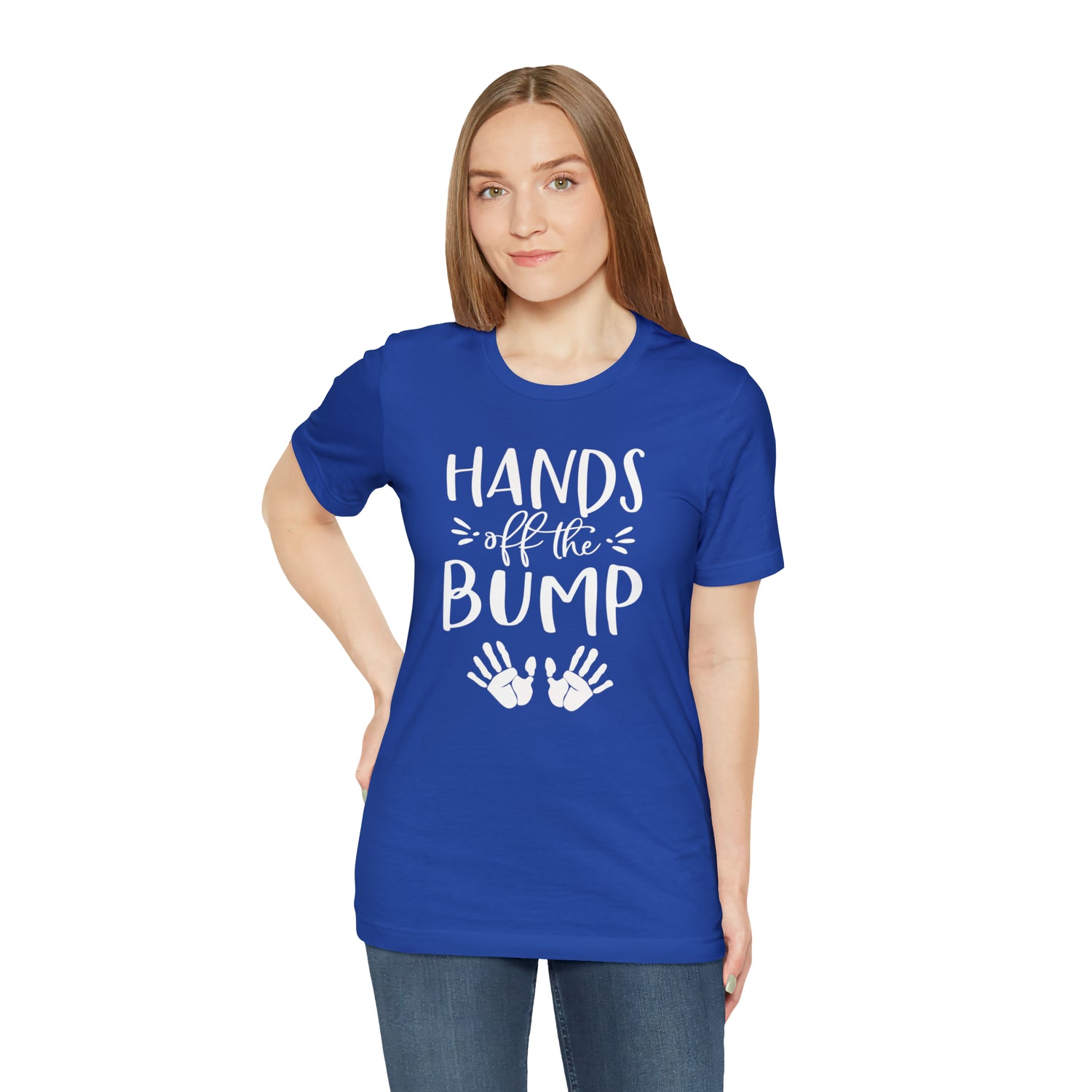 Hands Off The Bump - Unisex Jersey Short Sleeve Tee