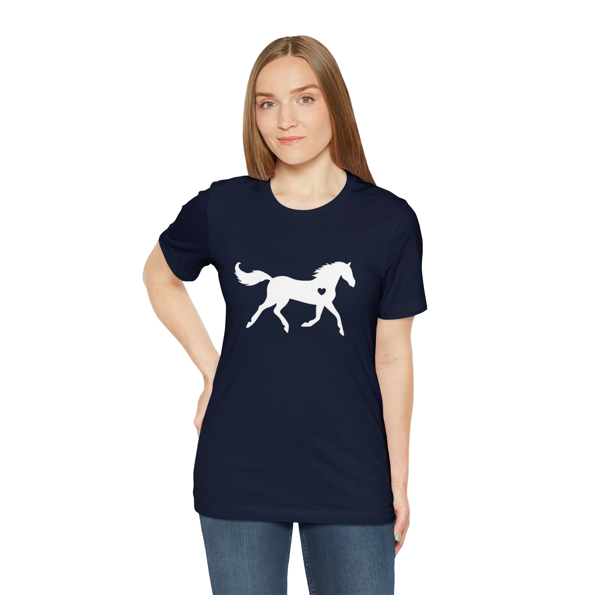 Horse Heart - Unisex Jersey Short Sleeve Tee