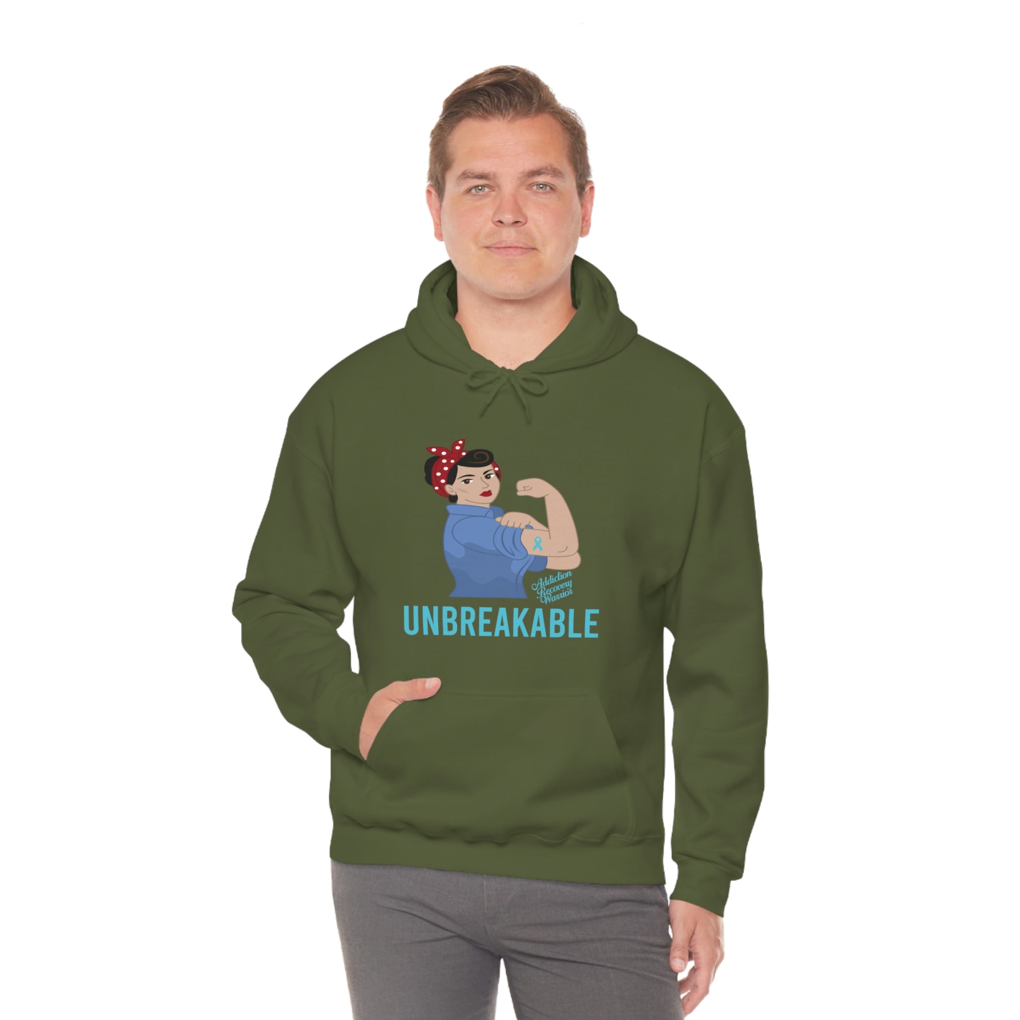 Unbreakable - Unisex Heavy Blend™ Hooded Sweatshirt