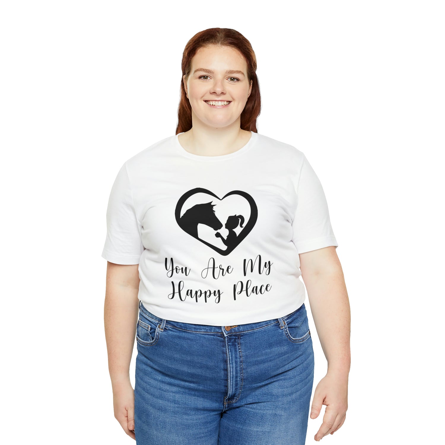 You Are My Happy Place - Unisex Jersey Short Sleeve Tee