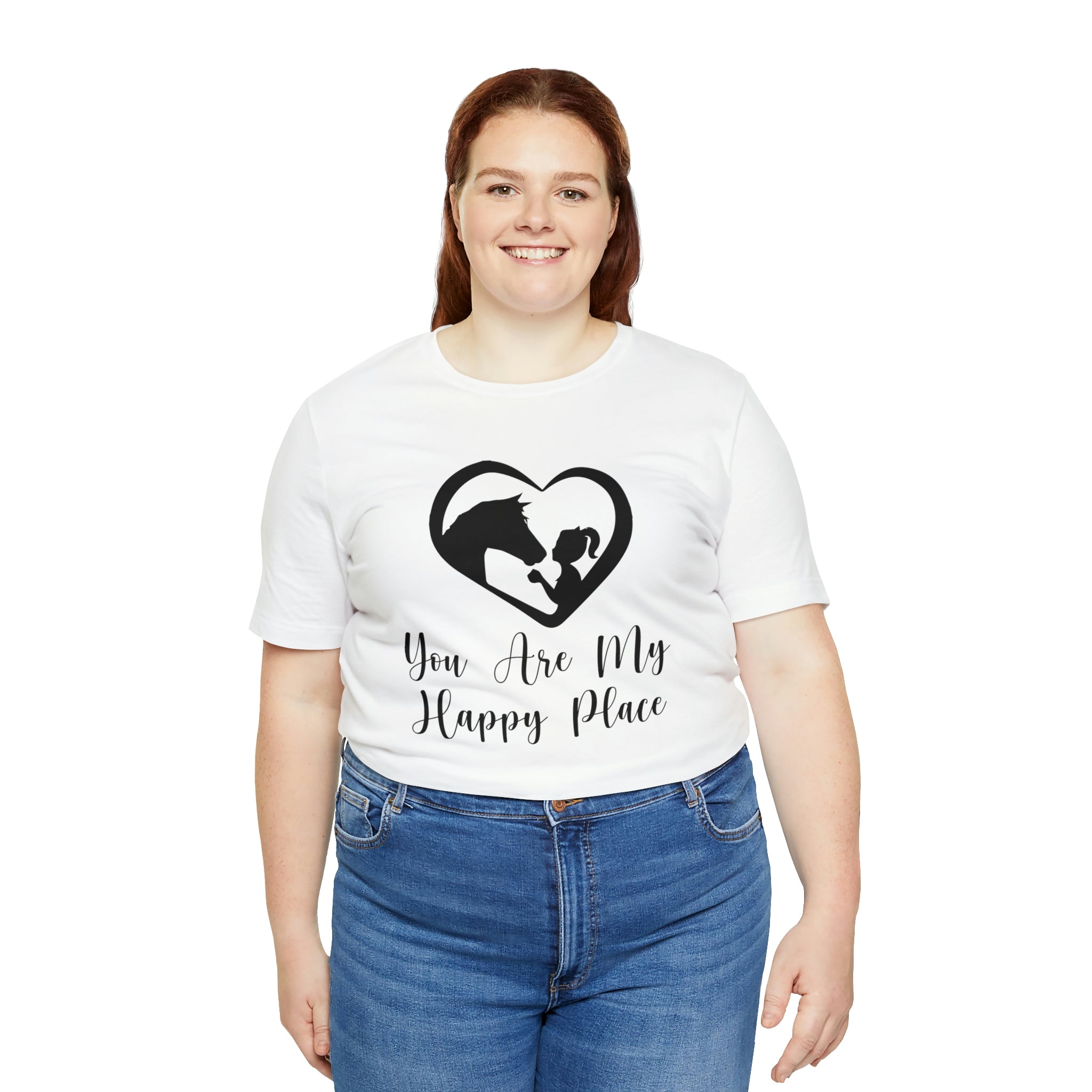 You Are My Happy Place - Unisex Jersey Short Sleeve Tee
