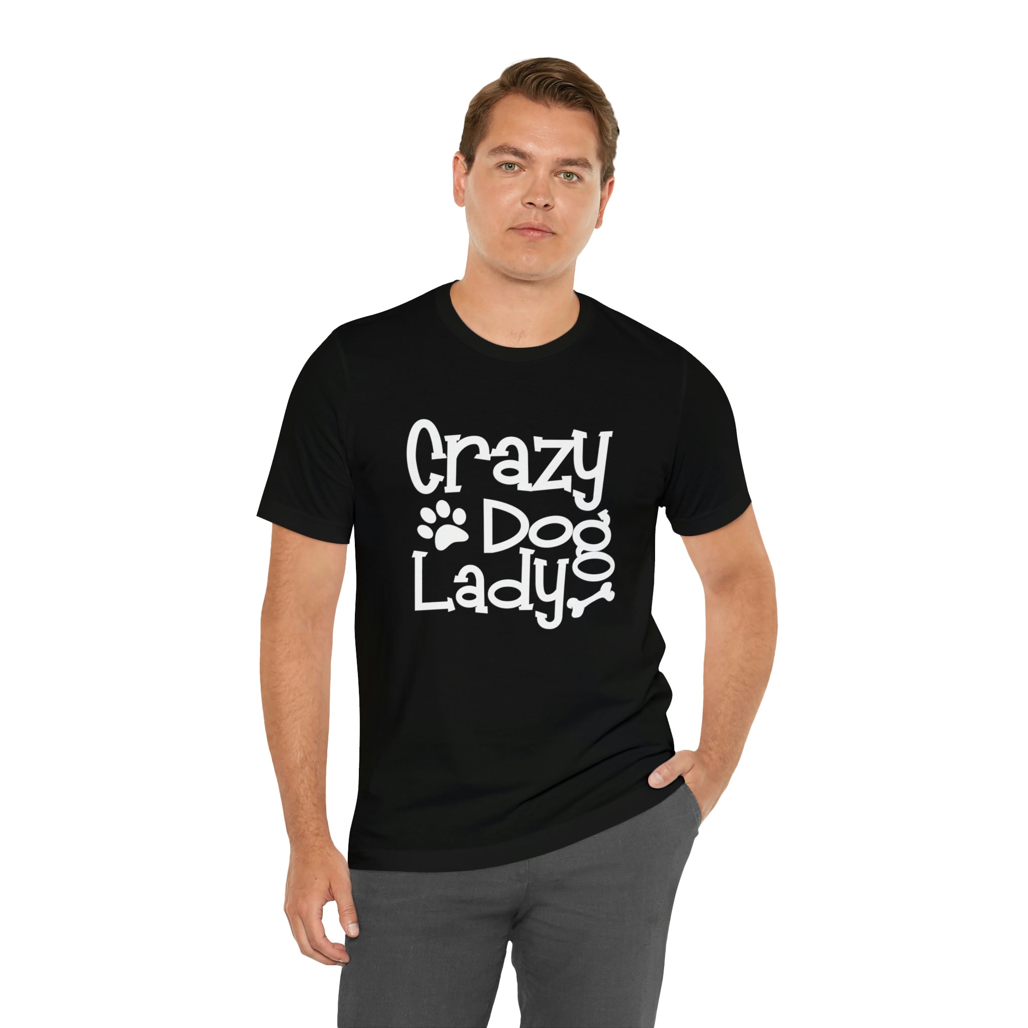 Crazy Dog Lady - Unisex Jersey Short Sleeve Tee