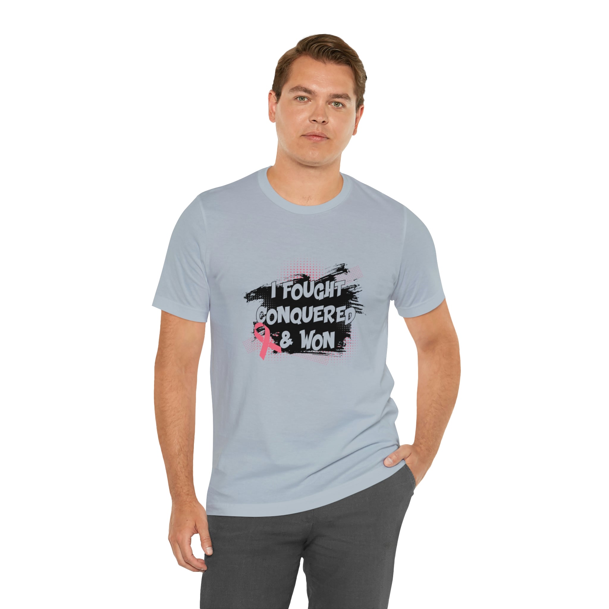 I Fought Conquered & Won - Unisex Jersey Short Sleeve Tee