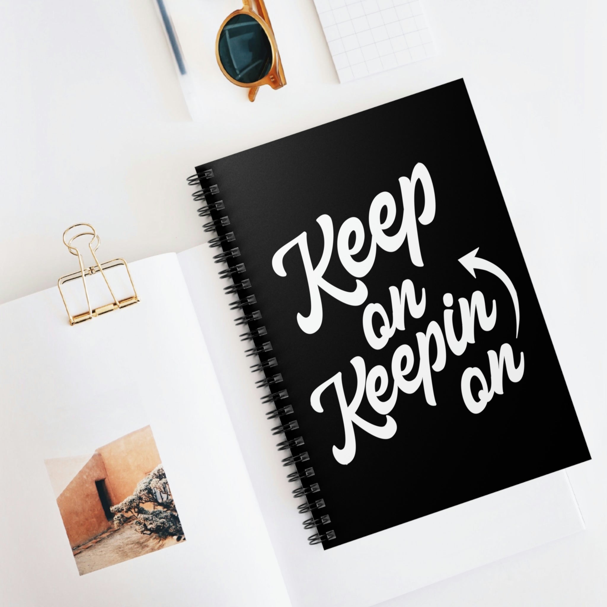 Keep On Keepin On - Spiral Notebook - Ruled Line