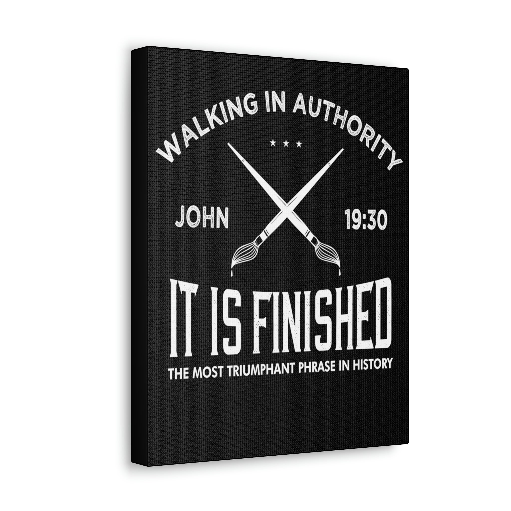 John 19:30 It Is Finished - Canvas Print