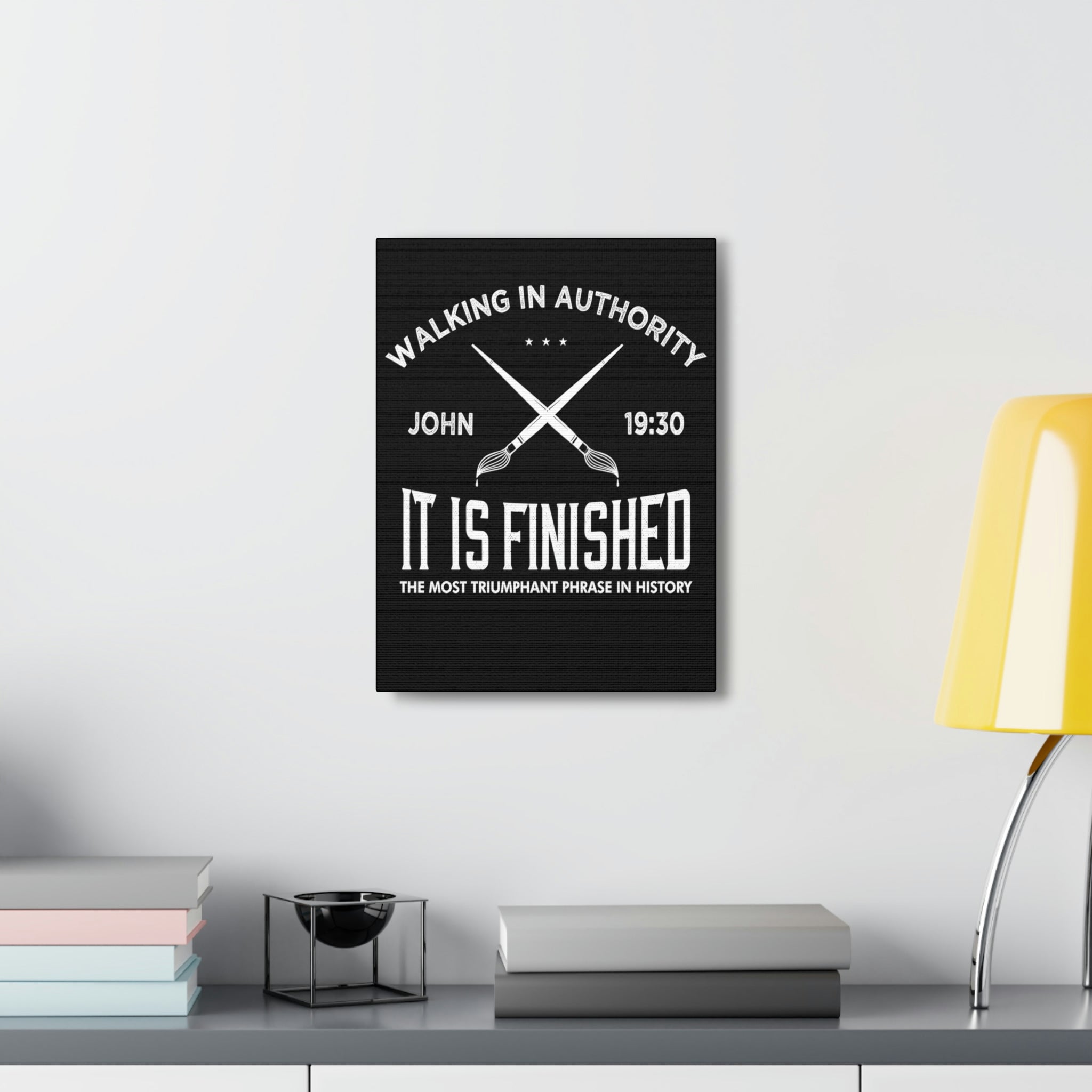 John 19:30 It Is Finished - Canvas Print