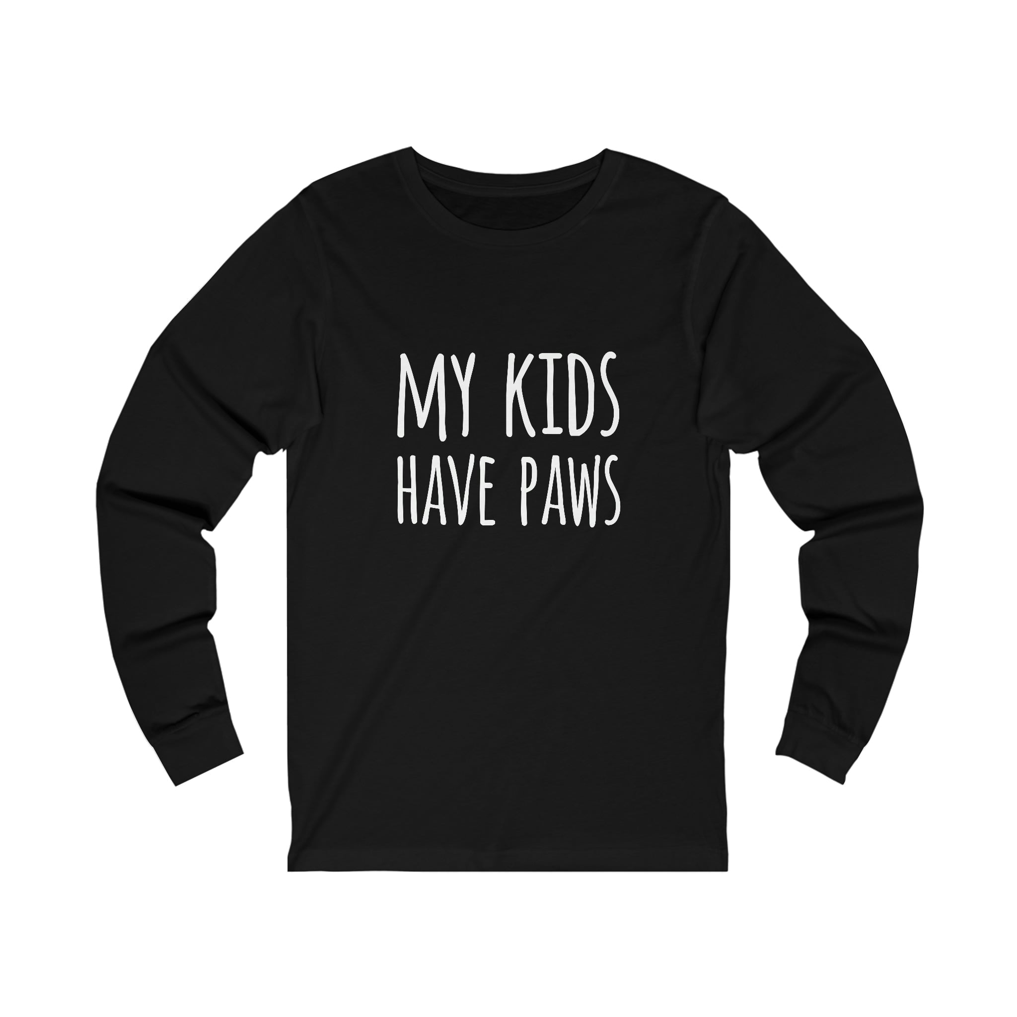 My Kids Have Paws - Unisex Jersey Long Sleeve Tee