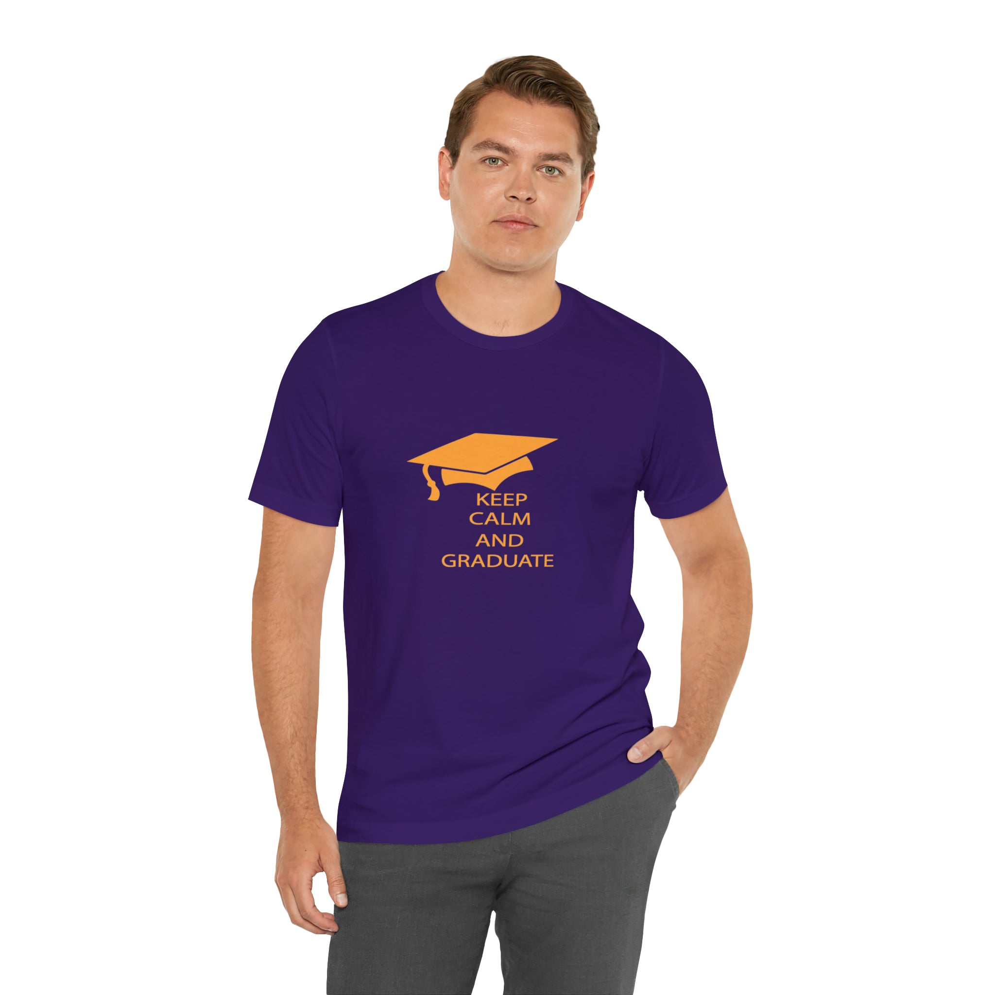 Keep Calm And Graduate - Unisex Jersey Short Sleeve Tee