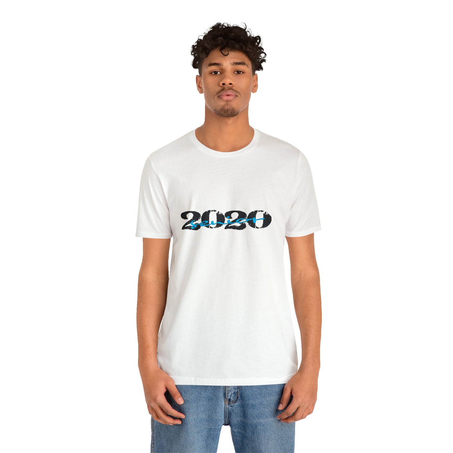 Senior With Class Year Customizable - Unisex Jersey Short Sleeve Tee