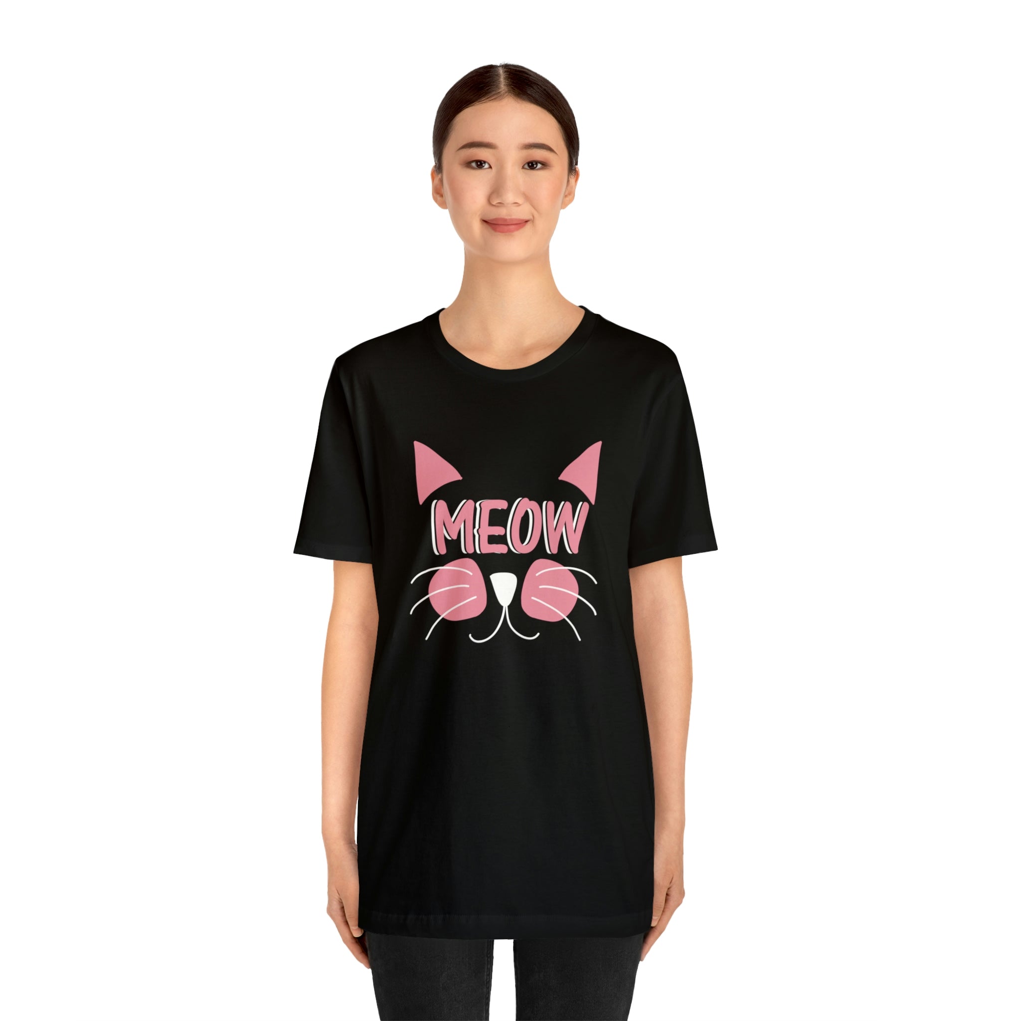 Meow - Unisex Jersey Short Sleeve Tee
