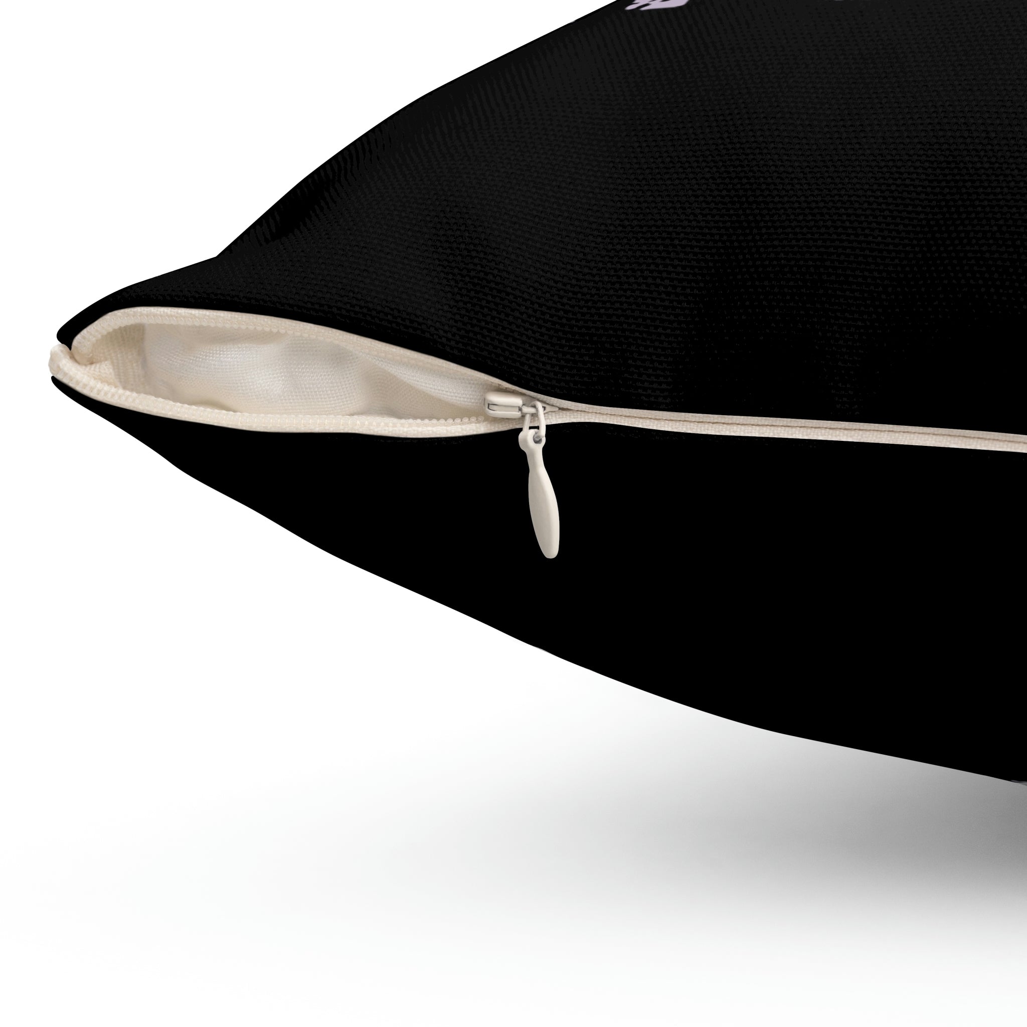 1 Day Hour Minute Second At A Time - Black Pillow