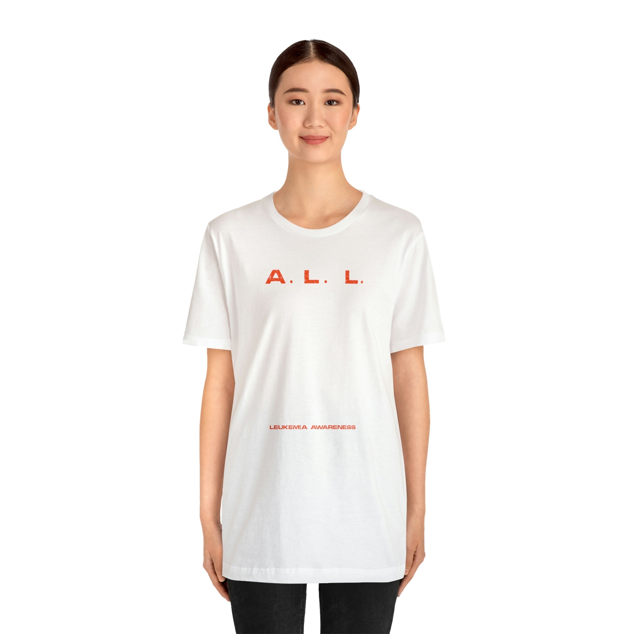 A.L.L. Always Live Life Leukemia Awareness- Unisex Jersey Short Sleeve Tee