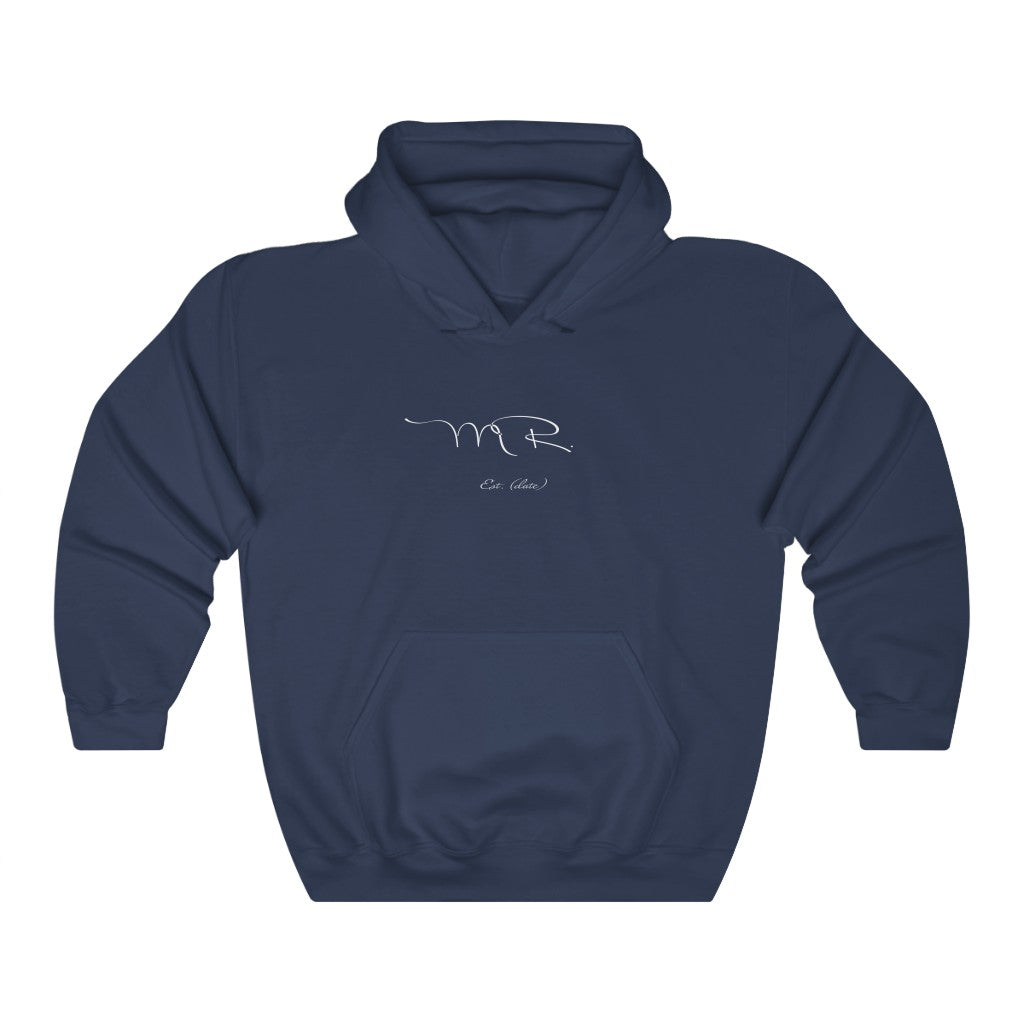 Mr. Established Wedding Date Customizable - Unisex Heavy Blend™ Hooded Sweatshirt