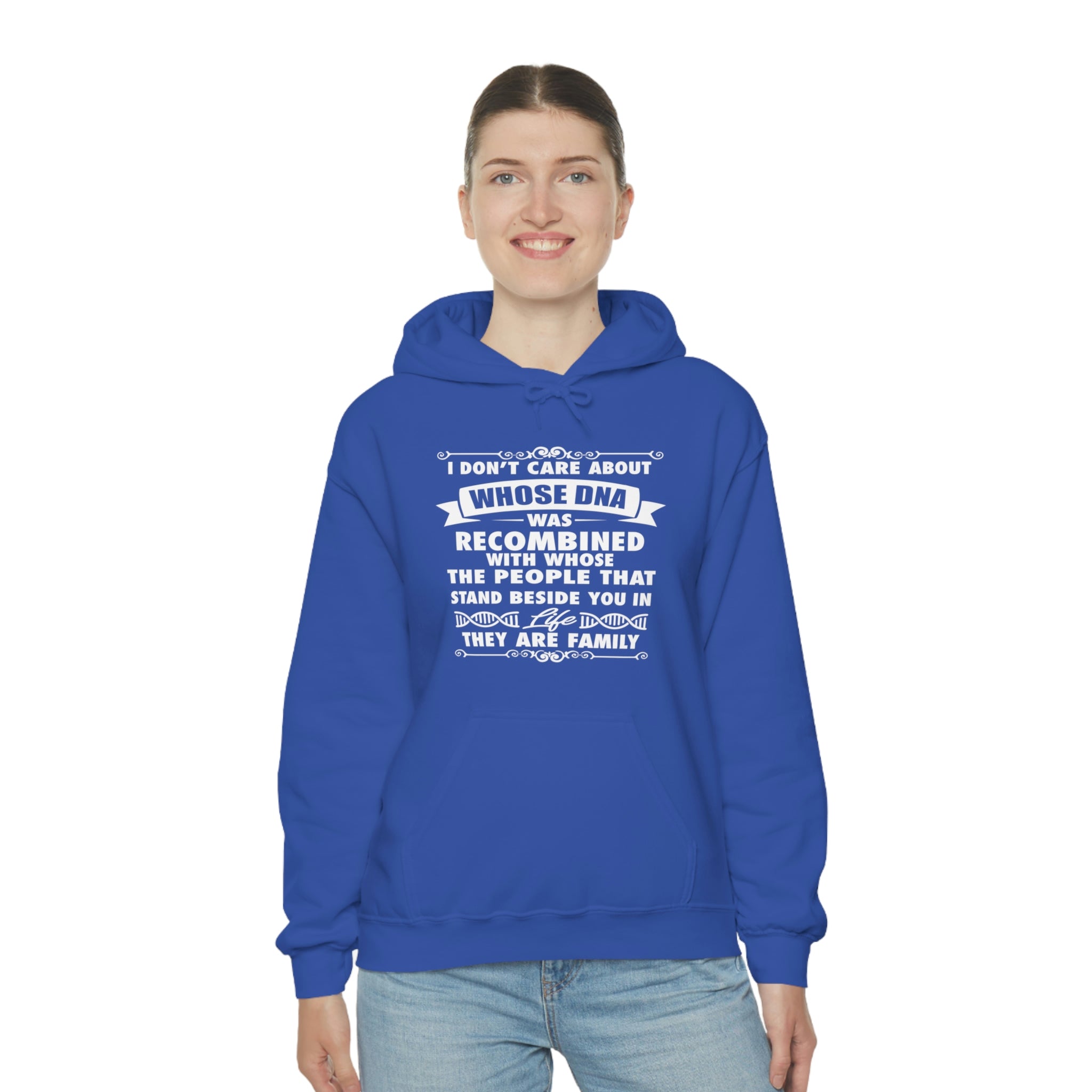 People That Stand Beside You Are Family - Unisex Heavy Blend™ Hooded Sweatshirt