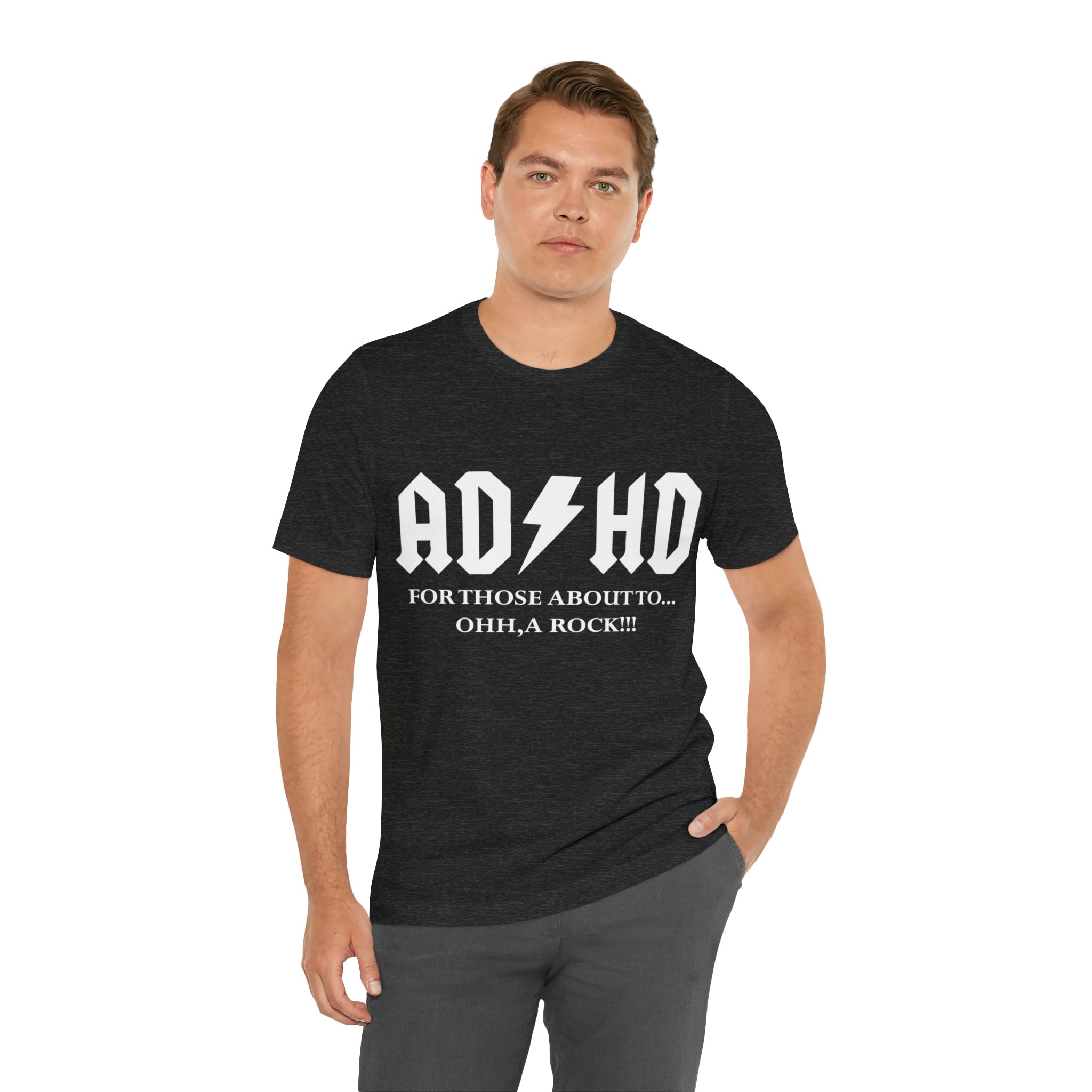ADHD Look A Rock - Unisex Jersey Short Sleeve Tee