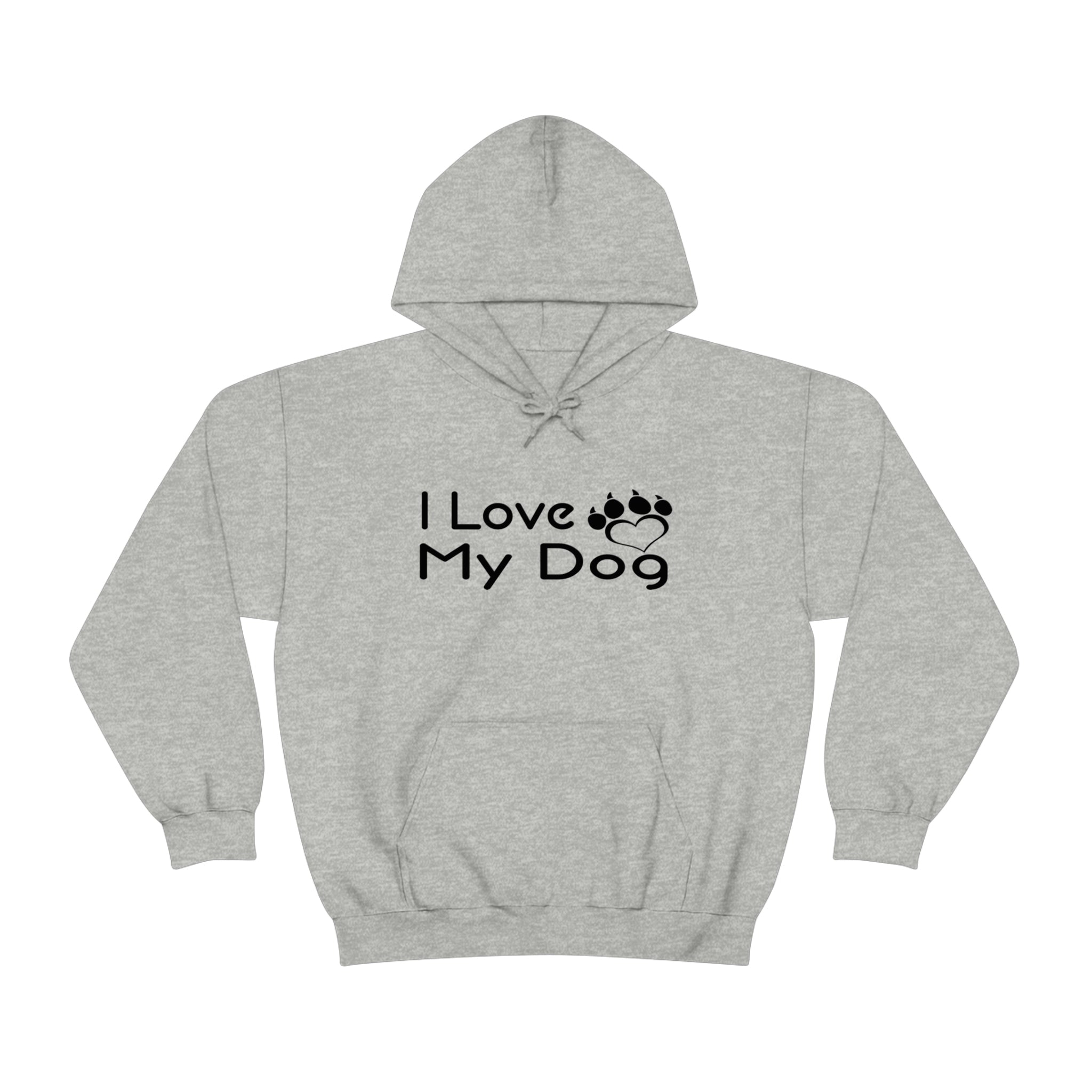 I Love My Dog - Unisex Heavy Blend™ Hooded Sweatshirt