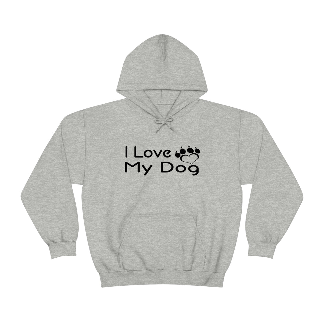 I Love My Dog - Unisex Heavy Blend™ Hooded Sweatshirt
