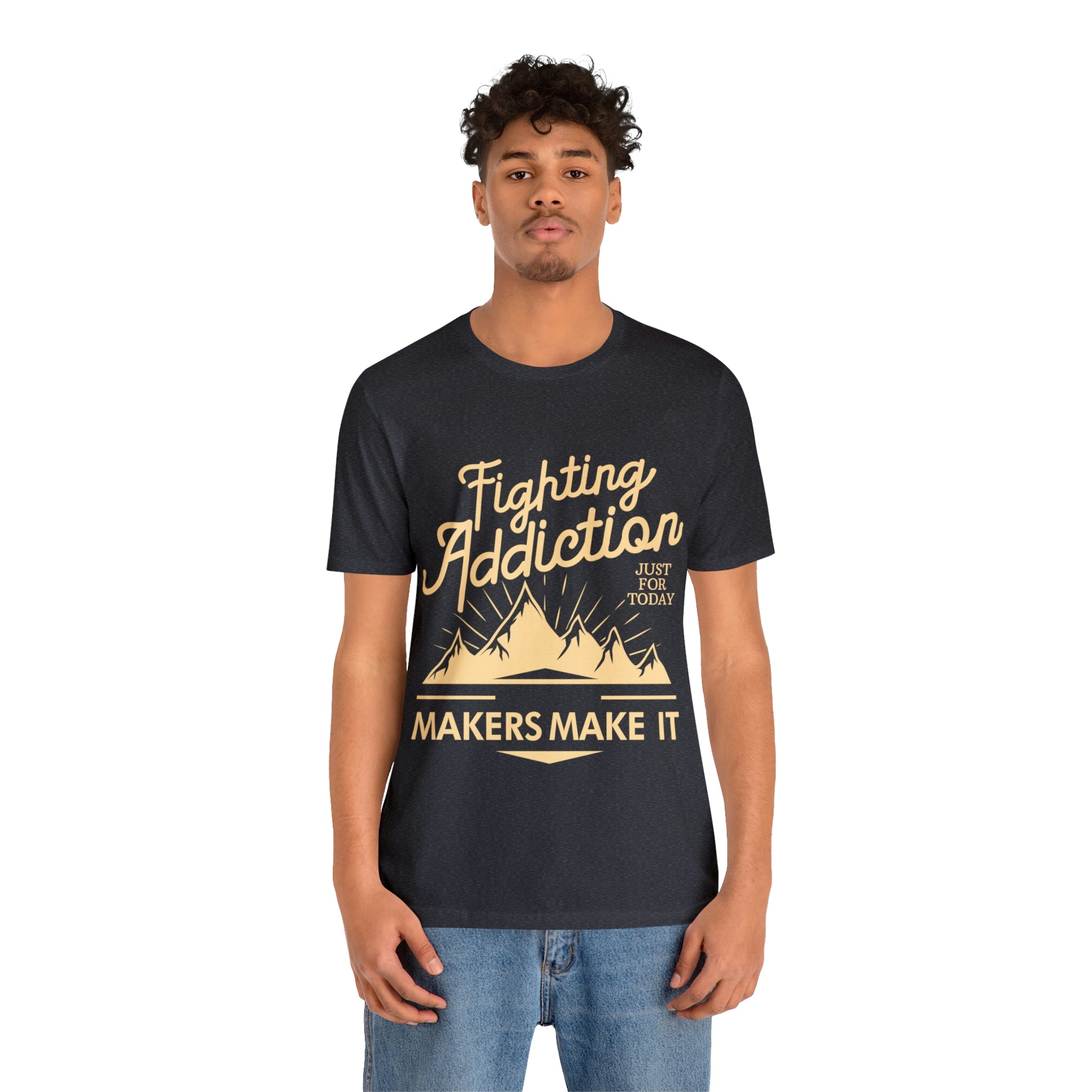 Fighting Addiction - Unisex Jersey Short Sleeve Tee