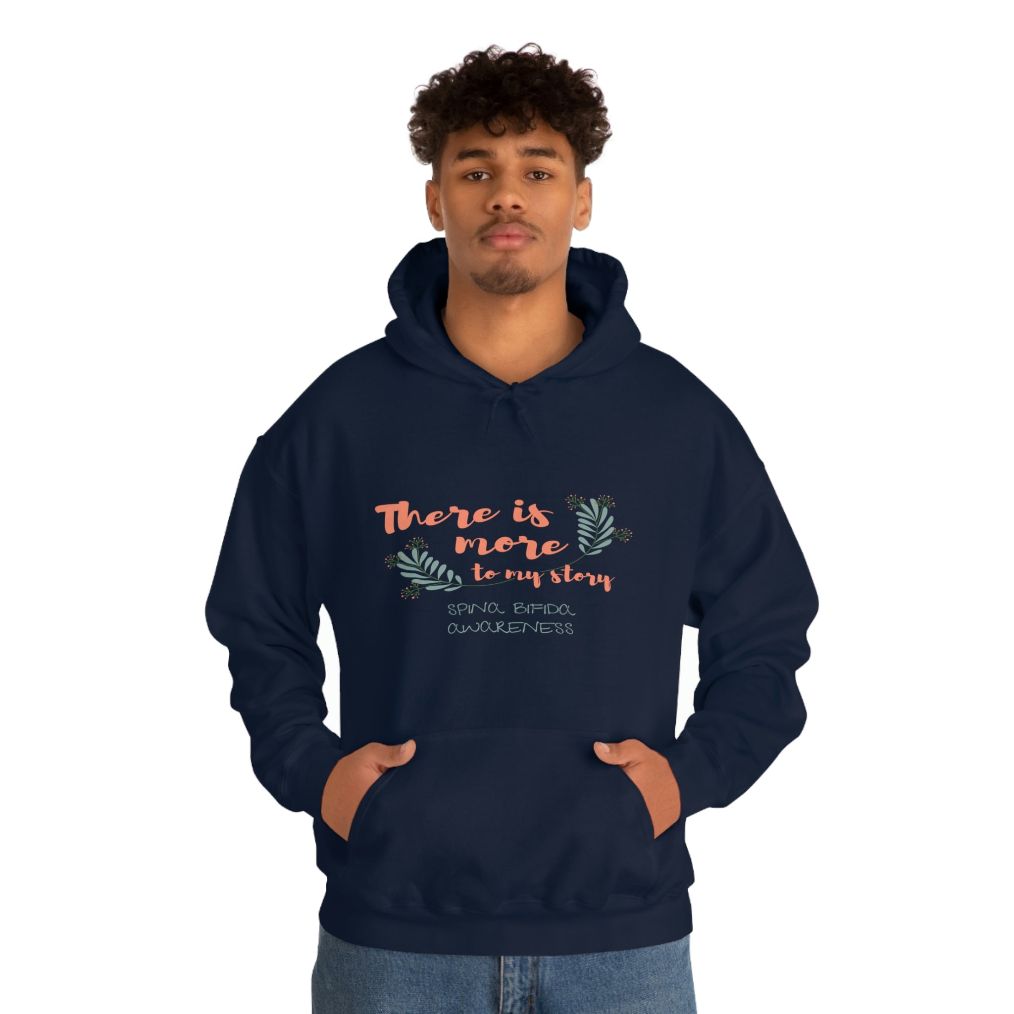 There Is More To My Story Spina Bifida Awareness - Unisex Heavy Blend™ Hooded Sweatshirt