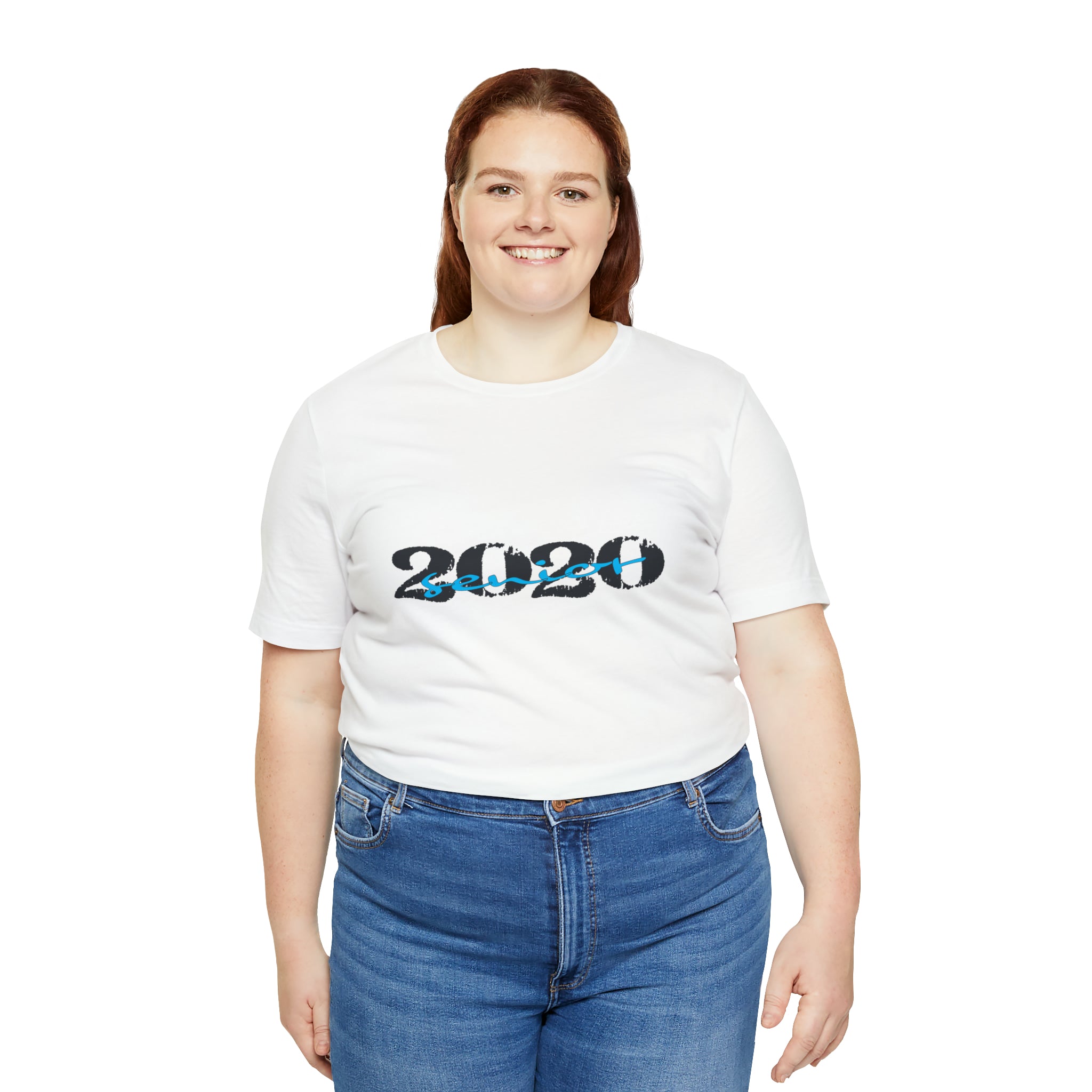 Senior With Class Year Customizable - Unisex Jersey Short Sleeve Tee