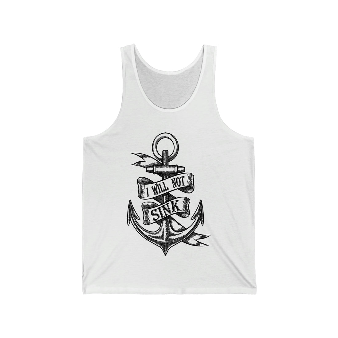 I Will Not Sink - Unisex Jersey Tank Top