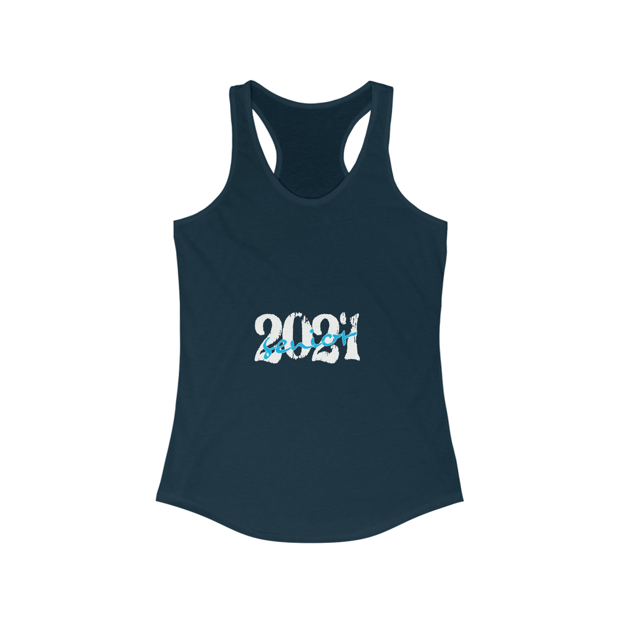 Senior With Class Year Customizable - Racerback Tank Top