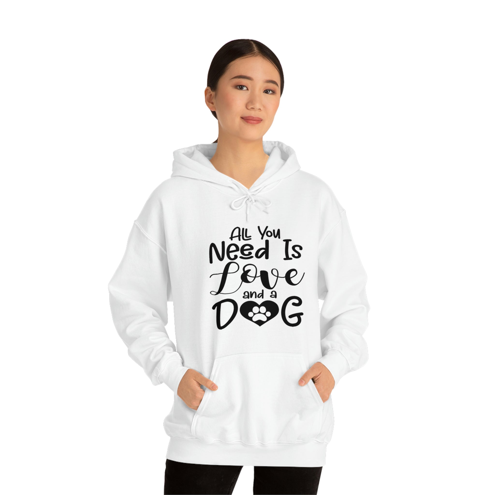 All You Need Is Love & A Dog - Unisex Heavy Blend™ Hooded Sweatshirt