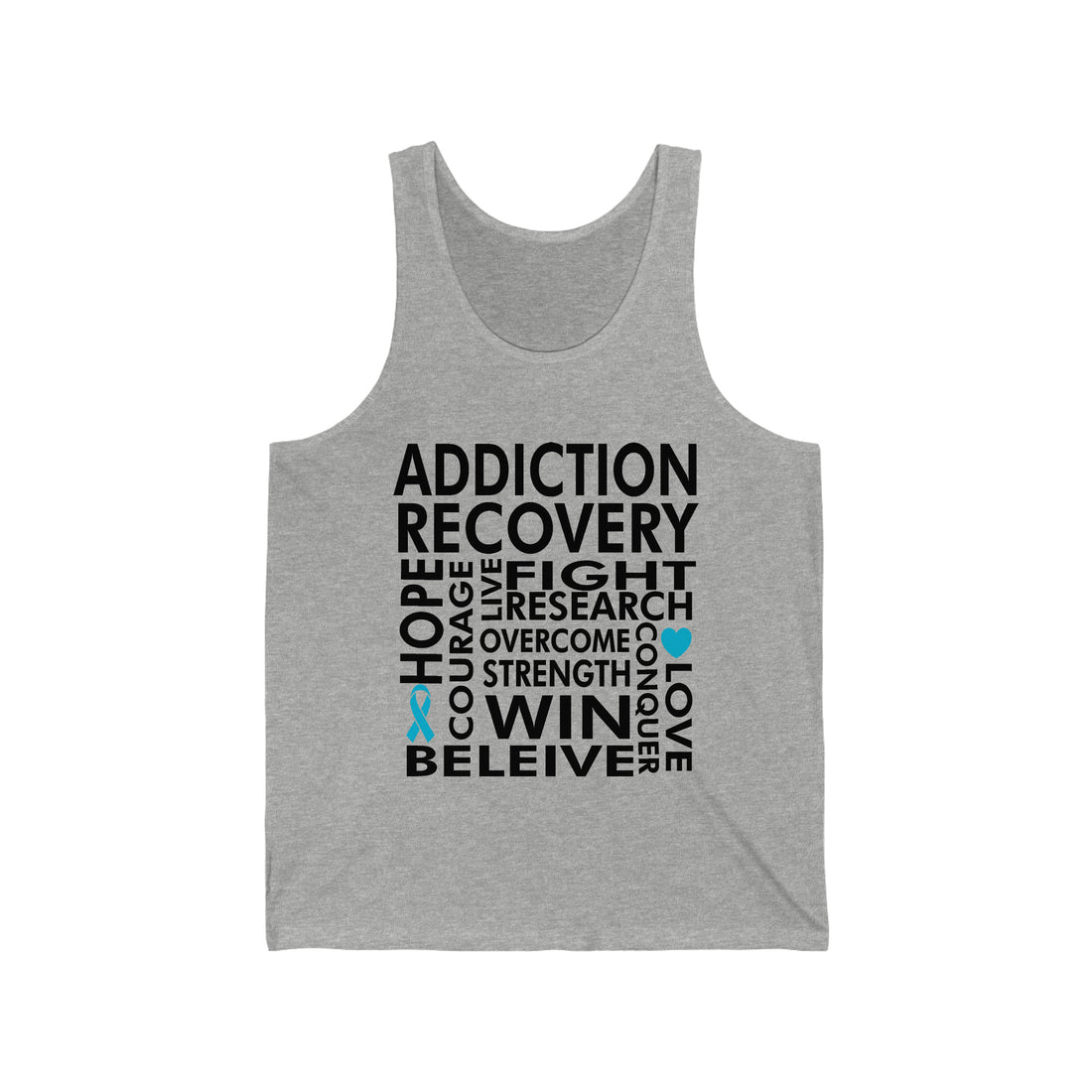 Addiction Recovery - Unisex Jersey Tank Top