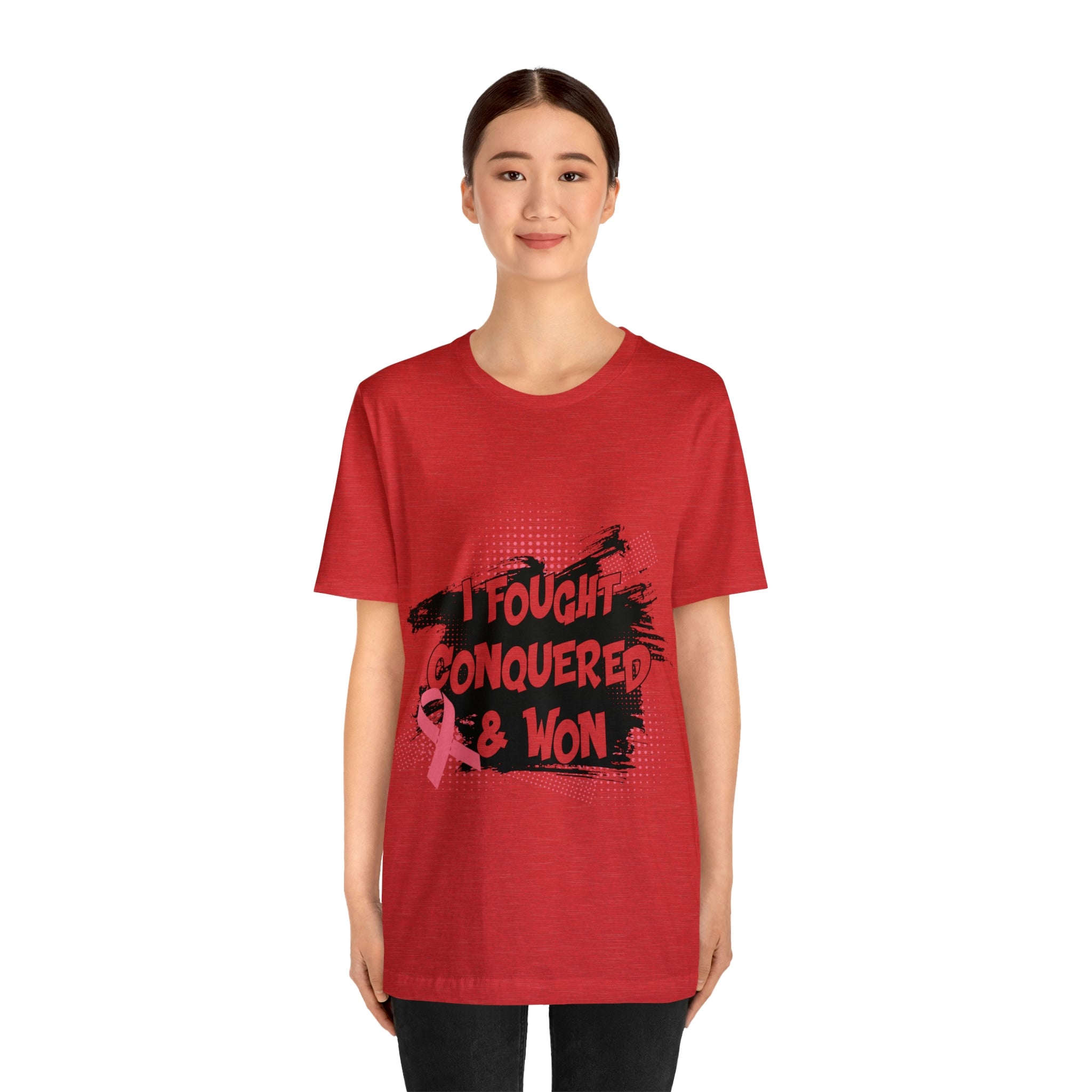 I Fought Conquered & Won - Unisex Jersey Short Sleeve Tee