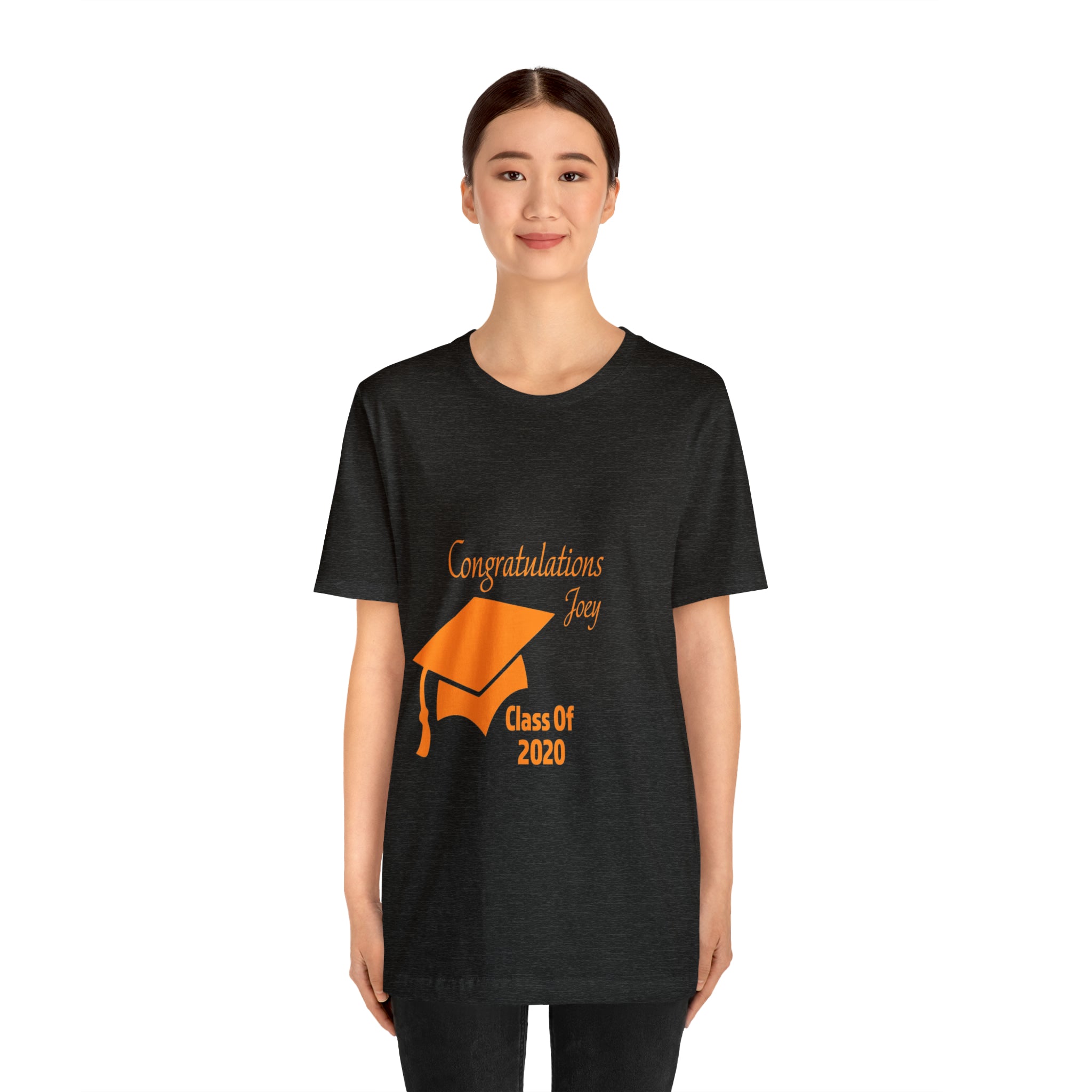 Congratulations With Year & Name Customizable - Unisex Jersey Short Sleeve Tee