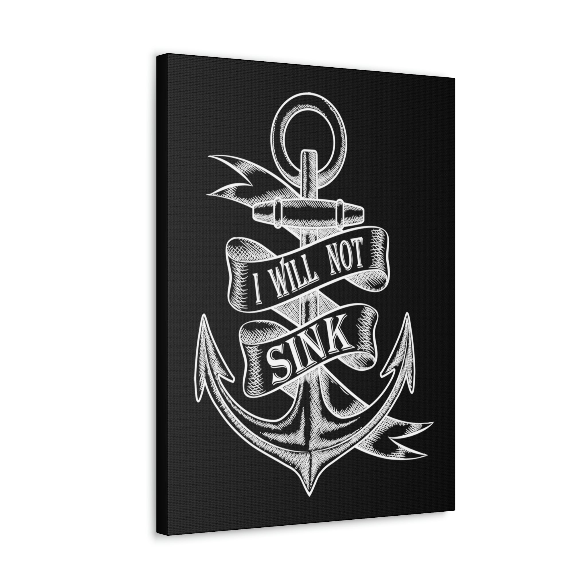I Will Not Sink - Canvas Print