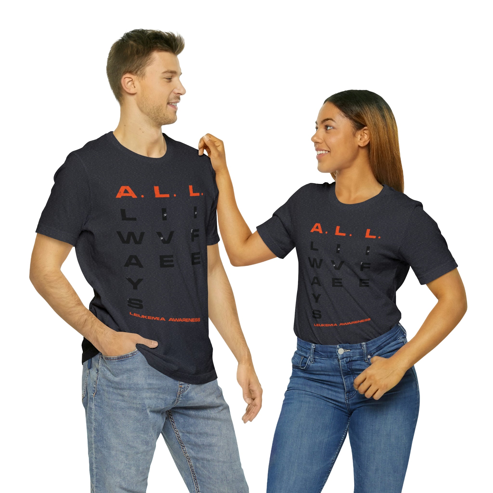 A.L.L. Always Live Life Leukemia Awareness- Unisex Jersey Short Sleeve Tee