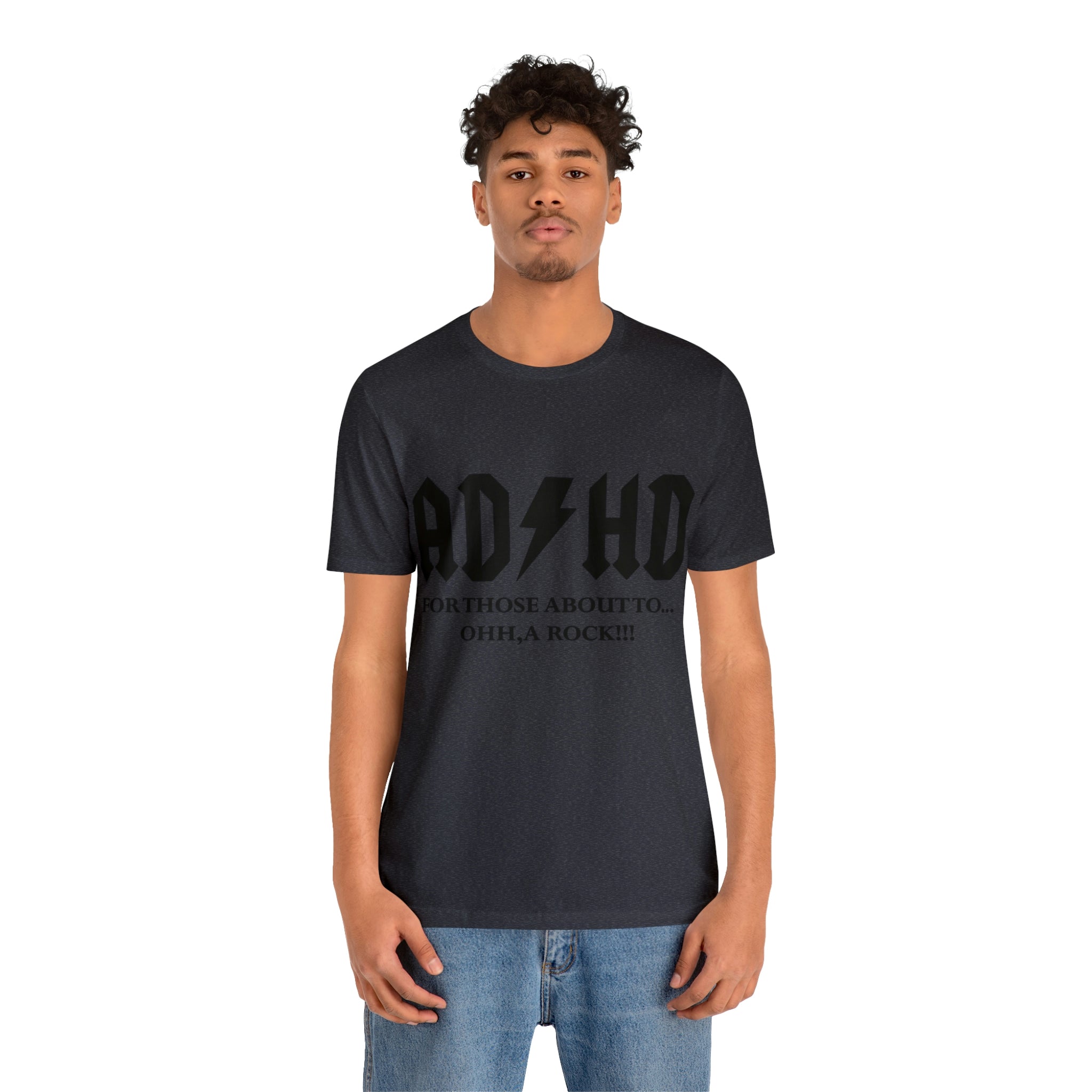 ADHD Look A Rock - Unisex Jersey Short Sleeve Tee