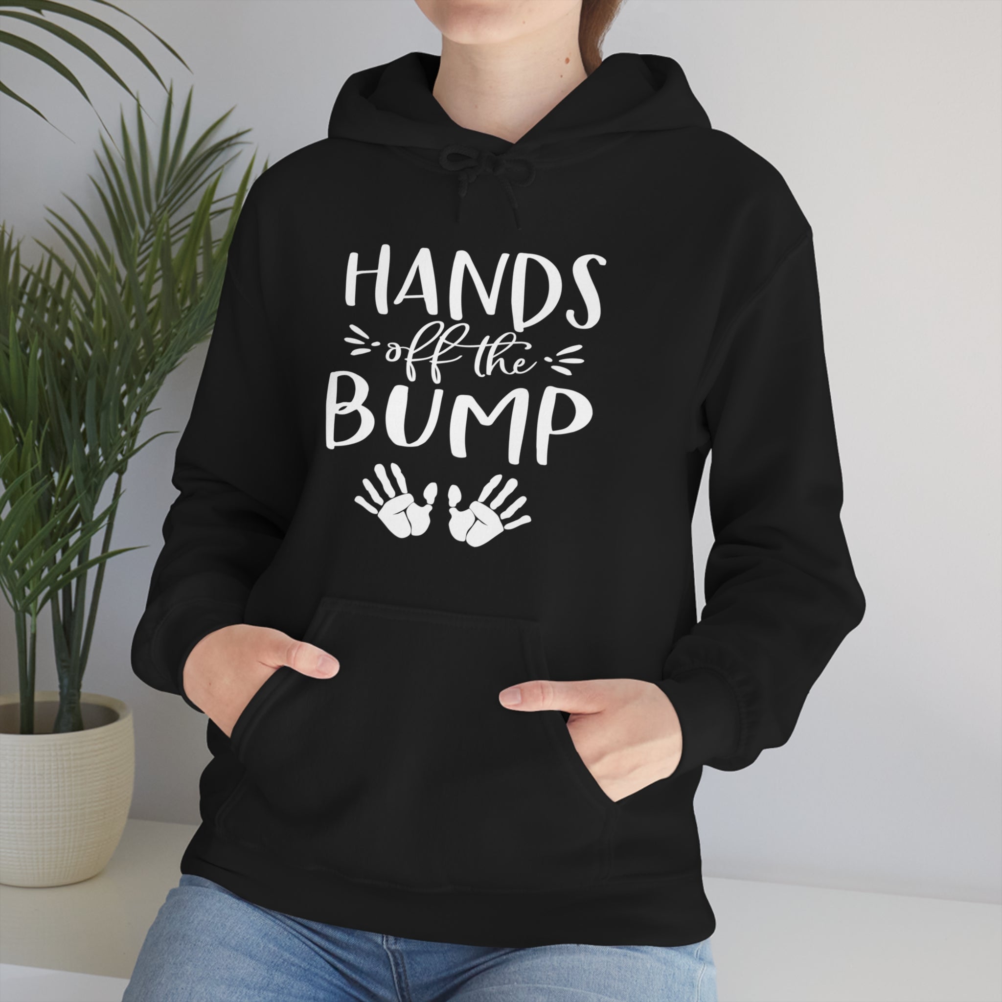 Hands Off The Bump - Unisex Heavy Blend™ Hooded Sweatshirt